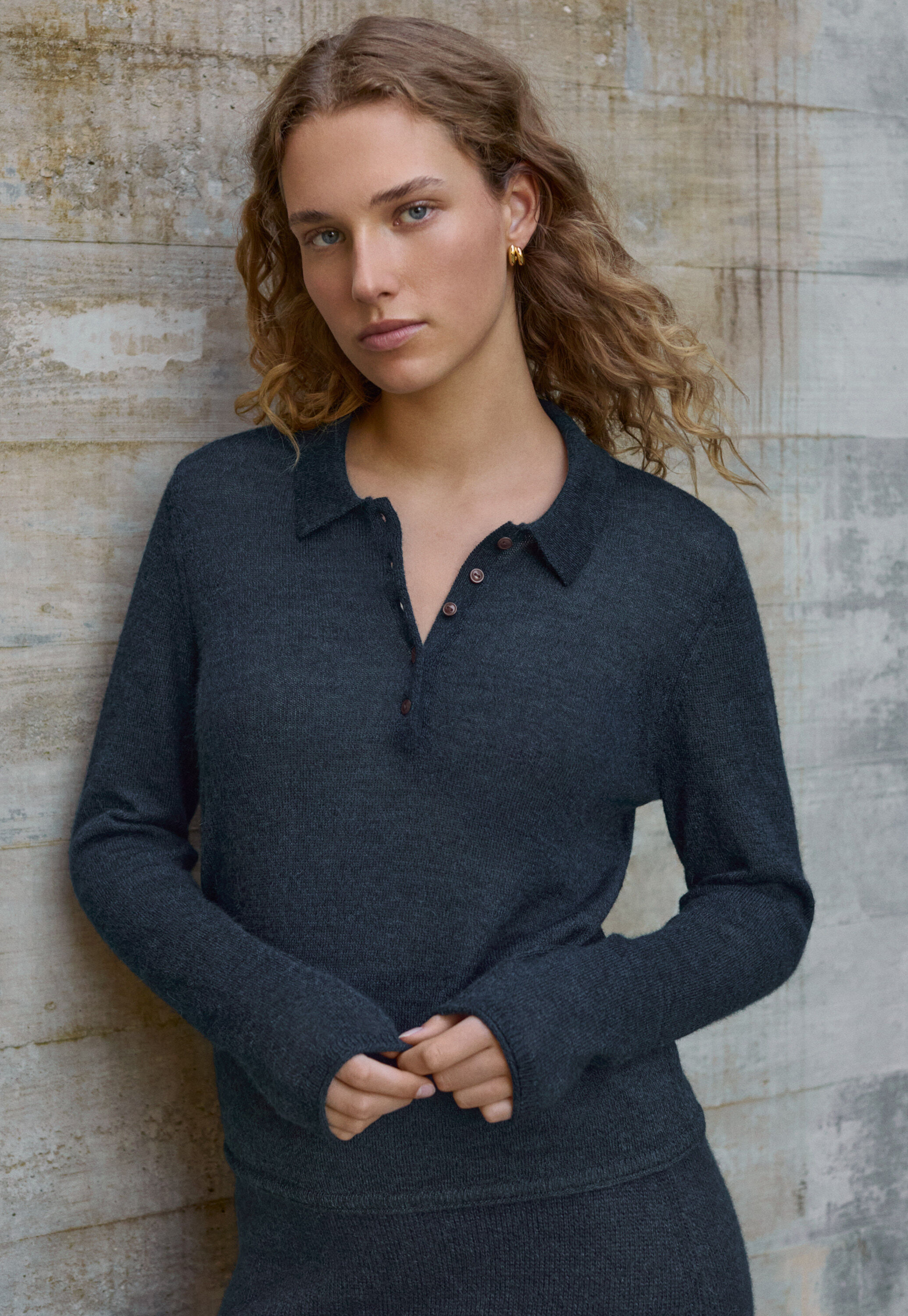 Pullover mit Kragen