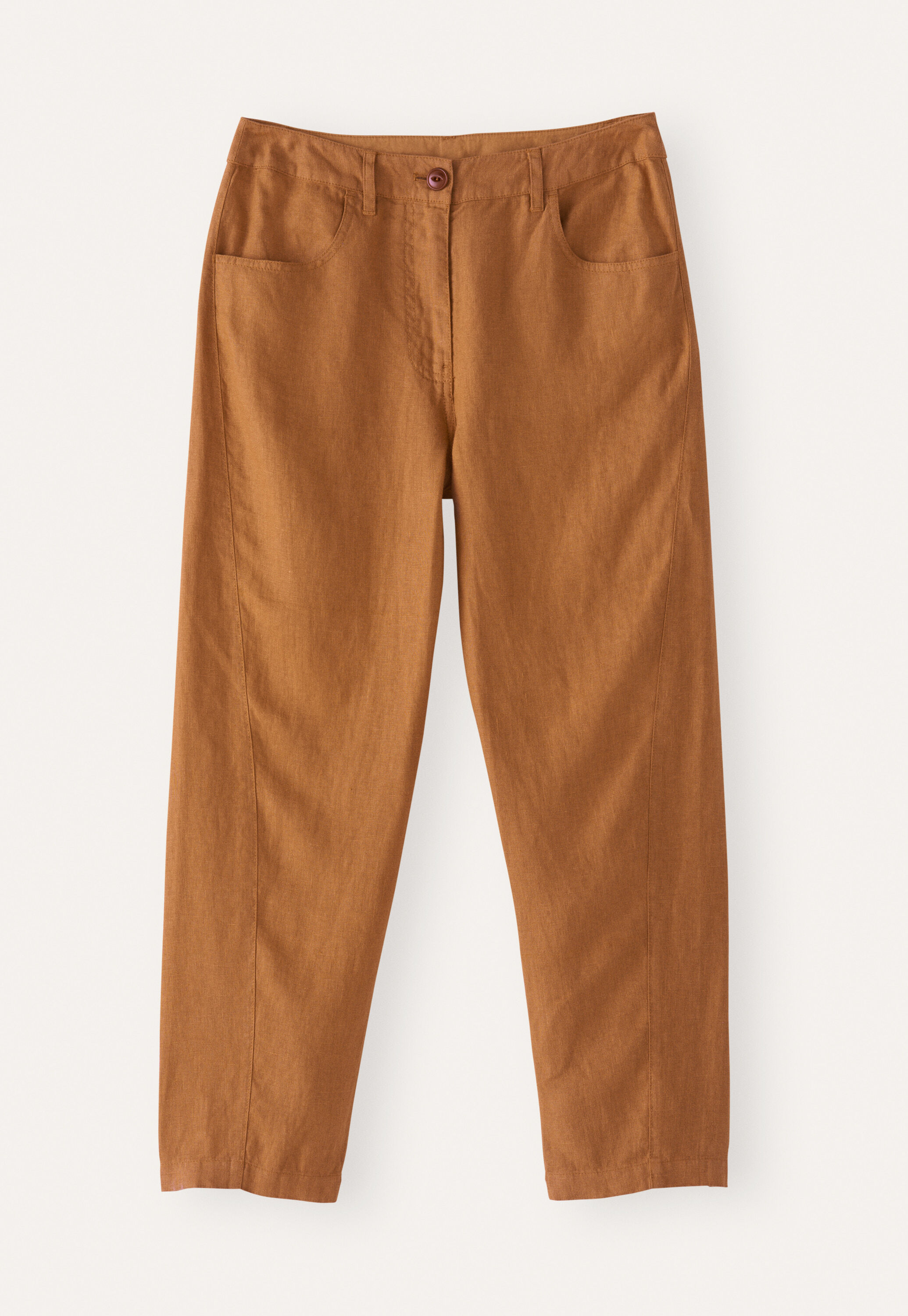 Hose mit geschwungenem Bein