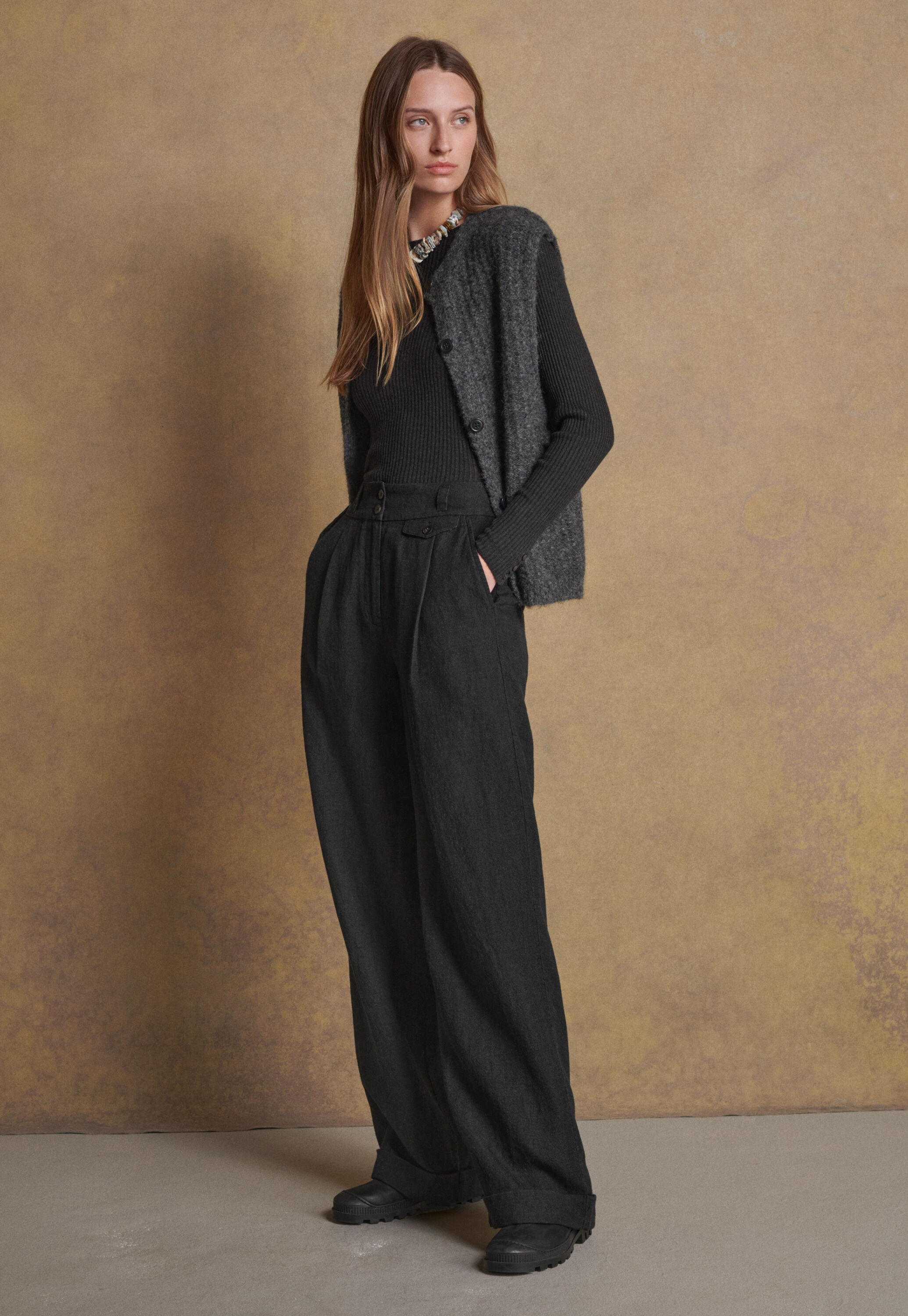 &Auml;rmelloser Cardigan