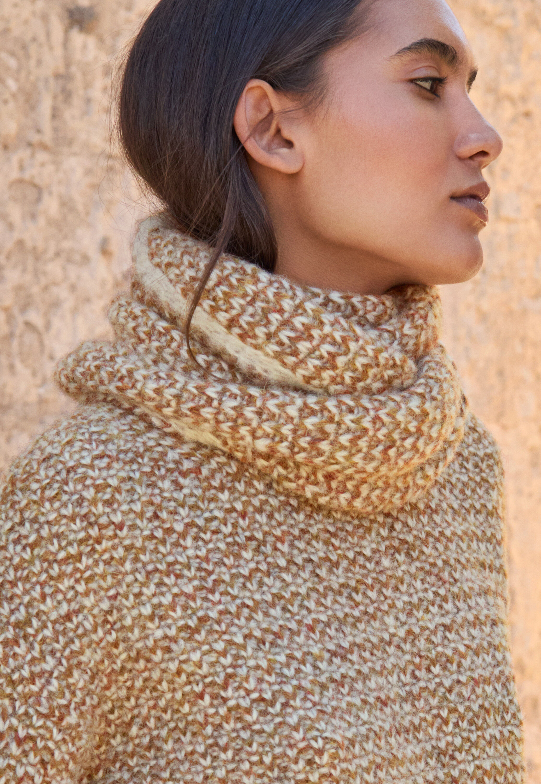 Gemusterter Strickpullover