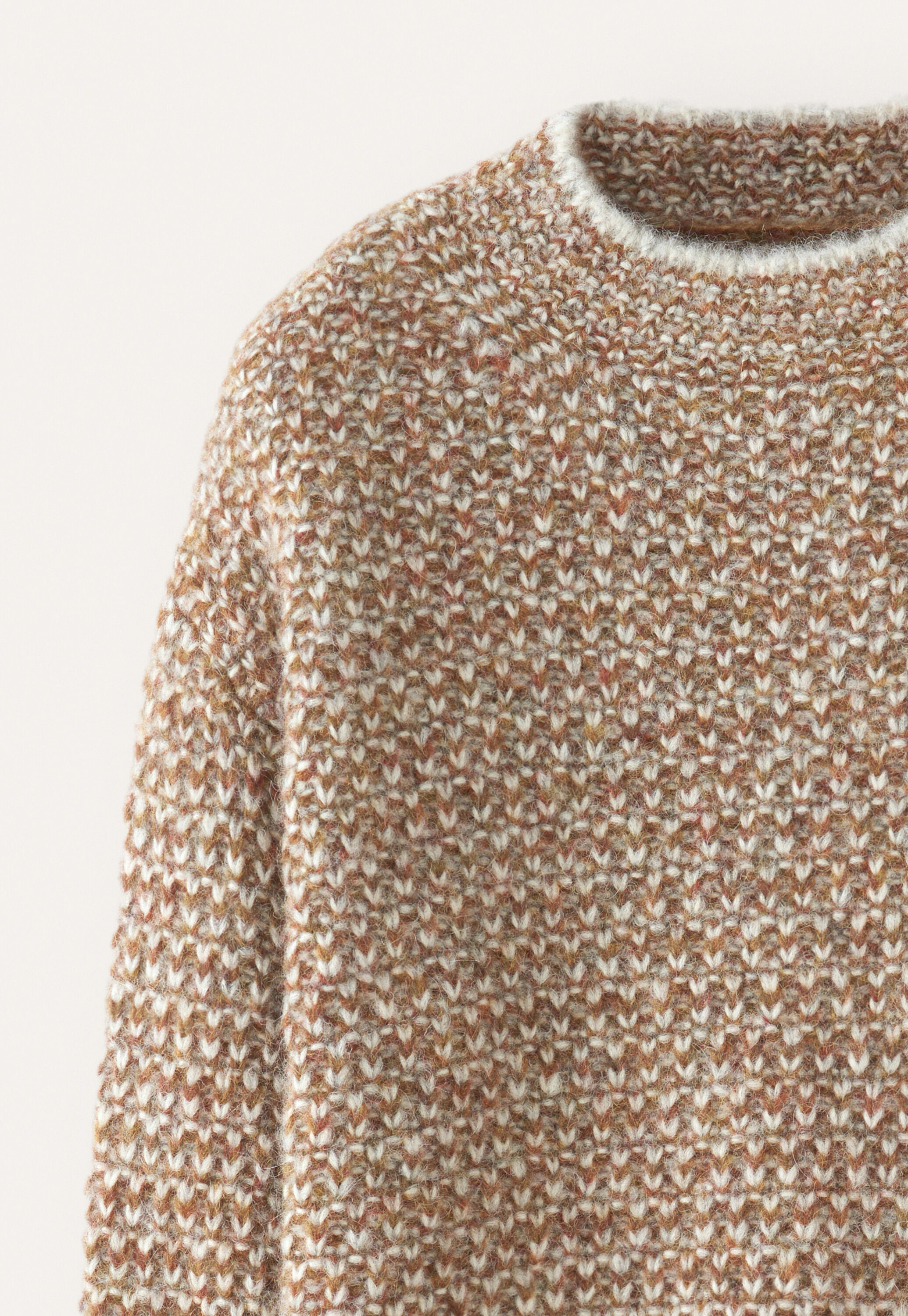Gemusterter Strickpullover