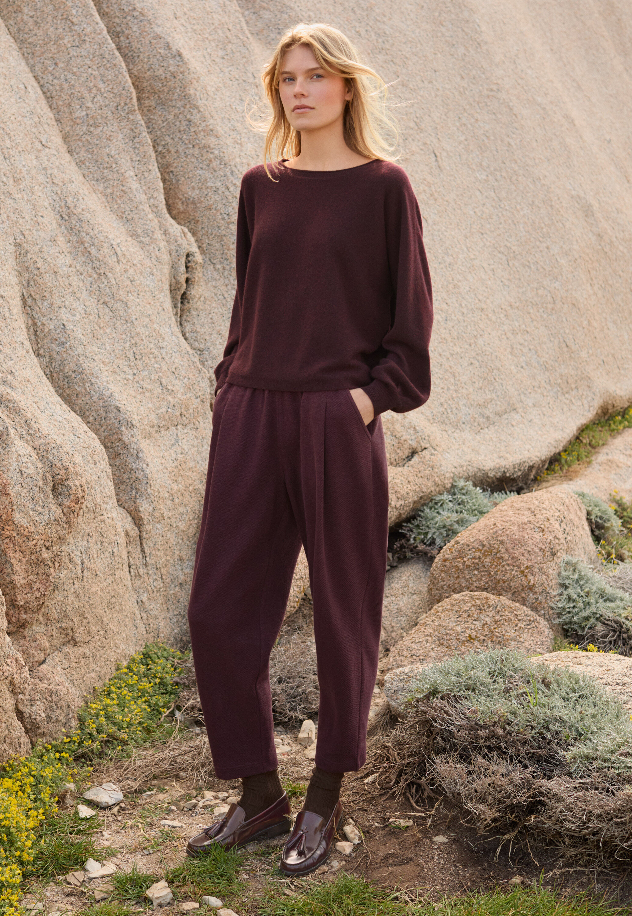 Pullover mit Dolman-&Auml;rmeln
