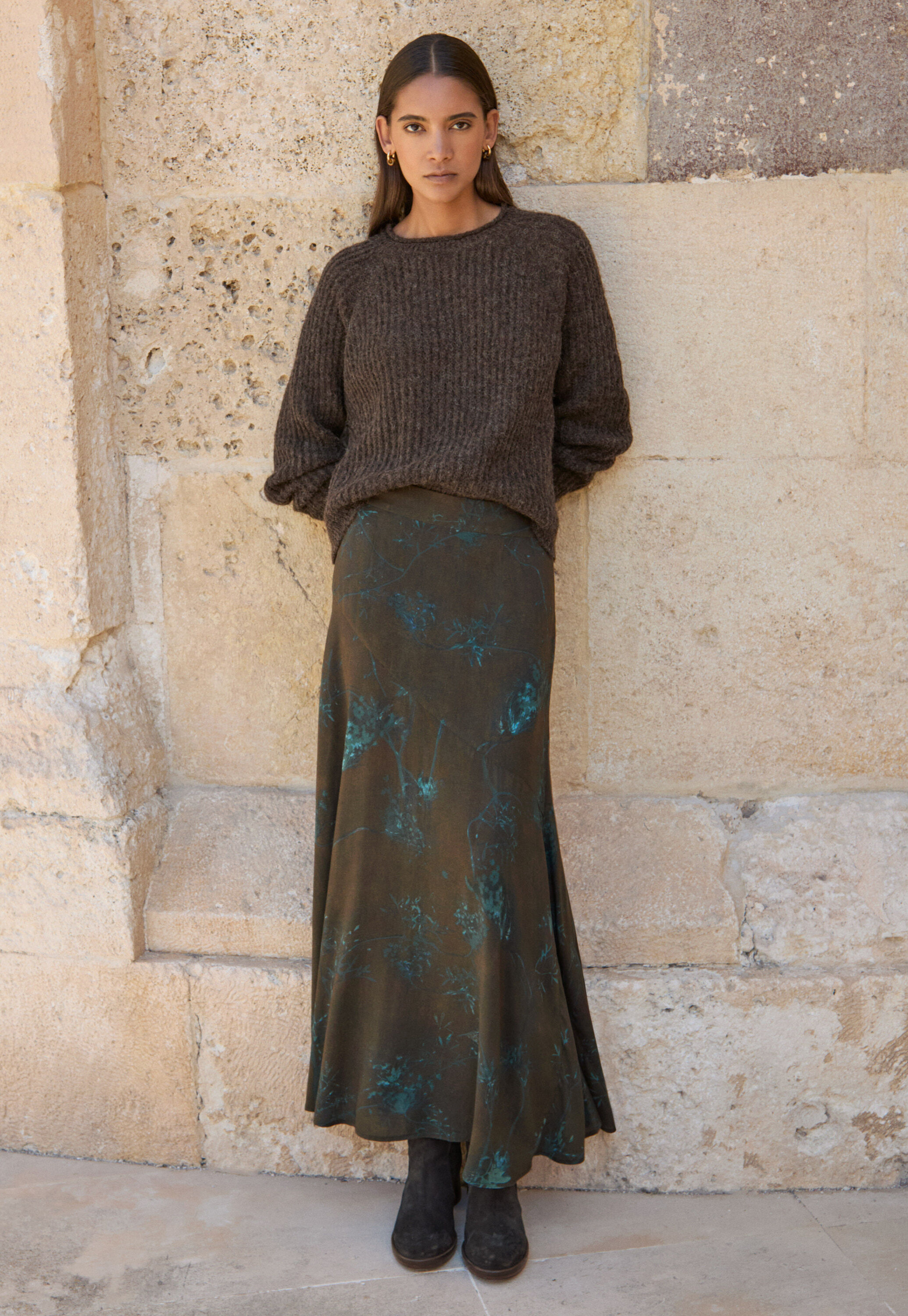 Ripppullover mit Rundhalsausschnitt