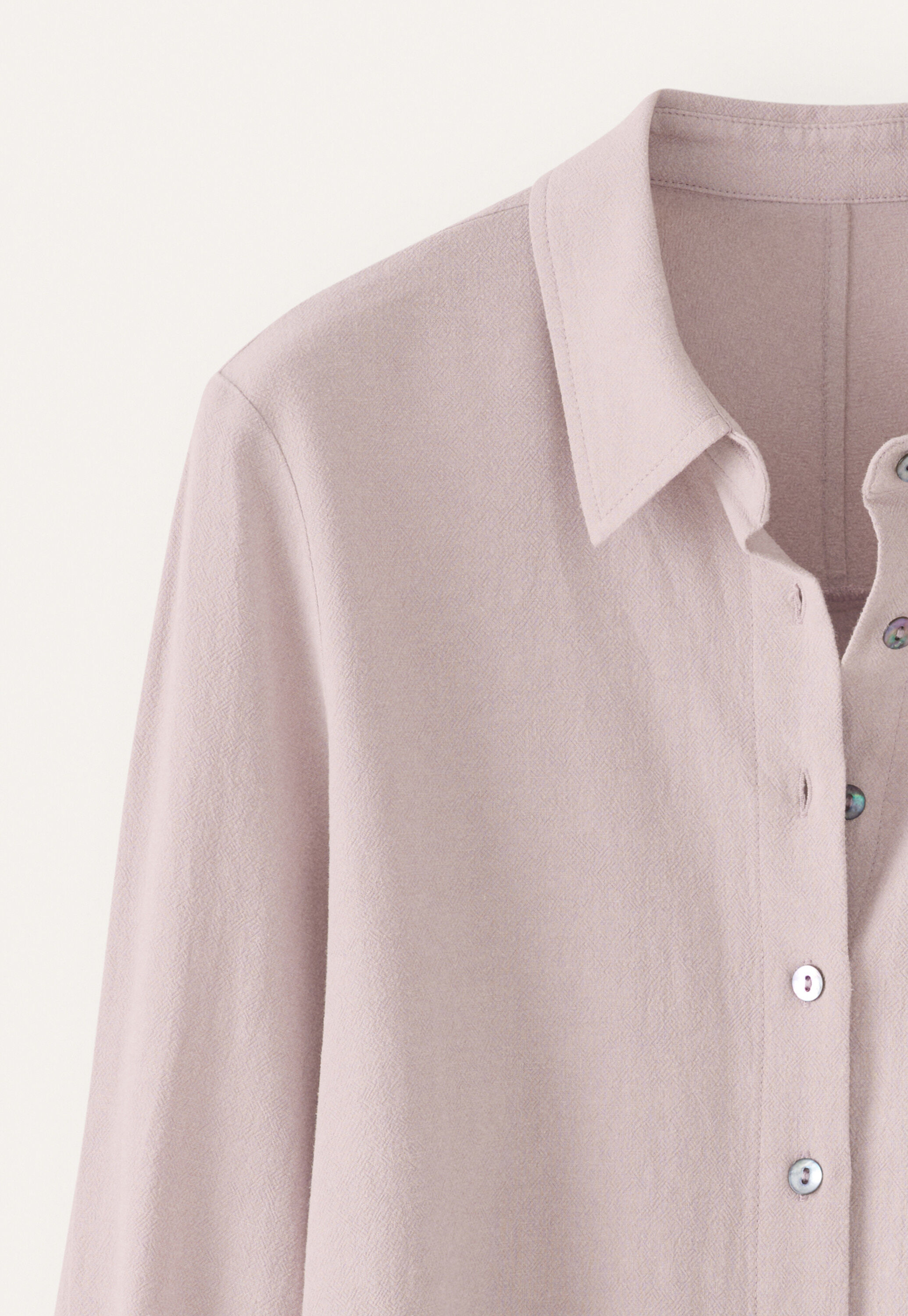 Bluse mit geschwungenen &Auml;rmeln