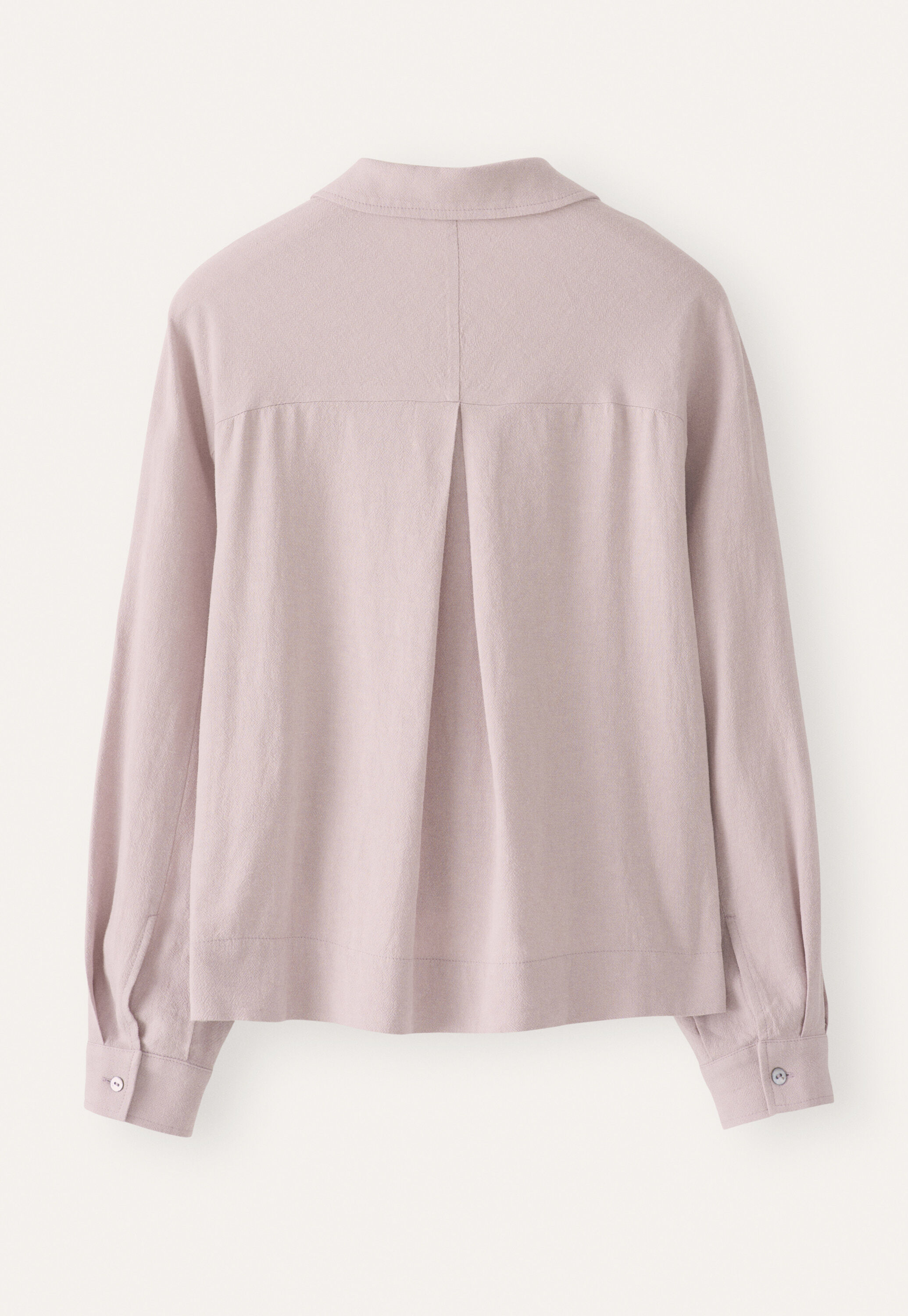 Bluse mit geschwungenen &Auml;rmeln