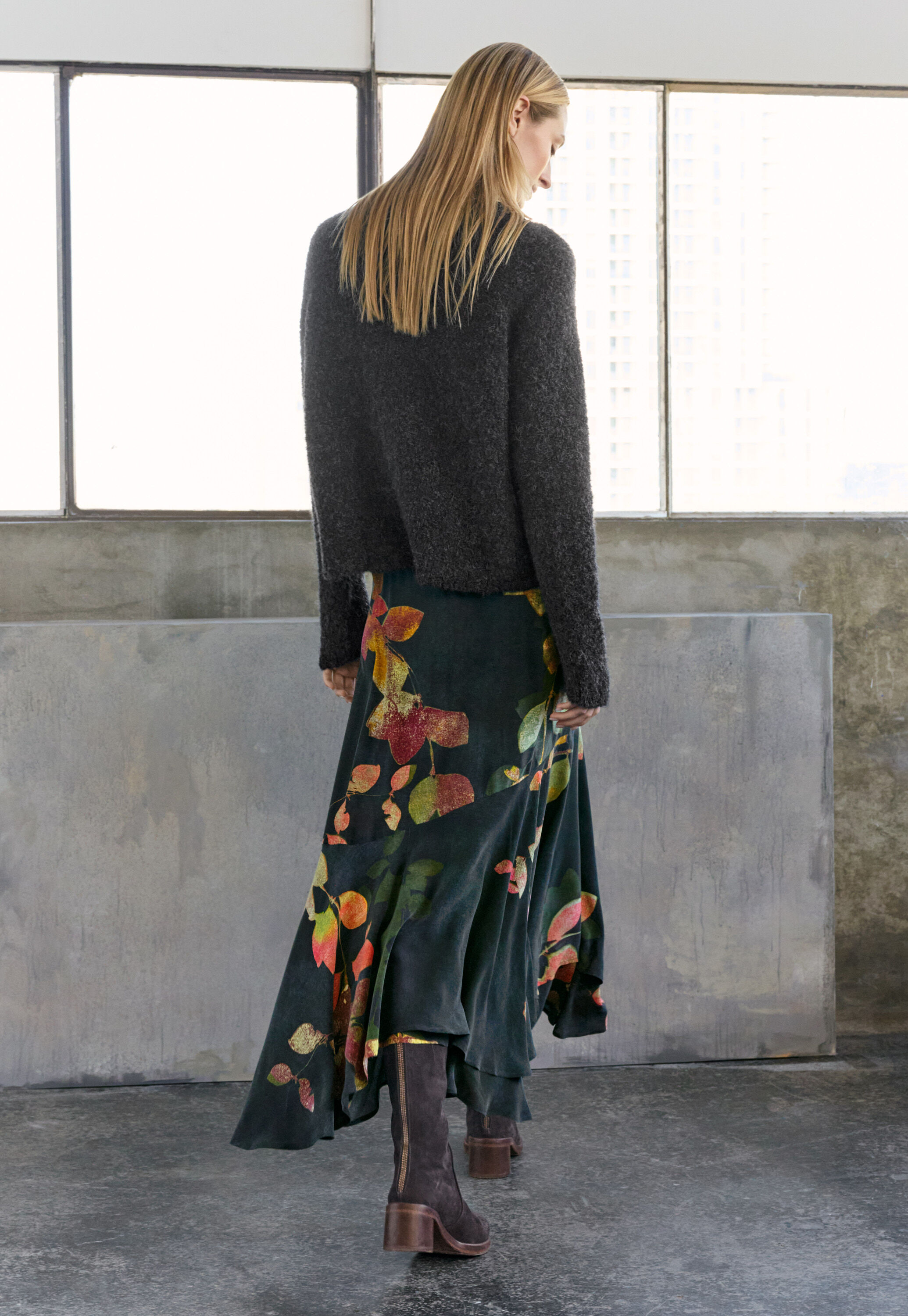 Asymmetrischer Print-Rock