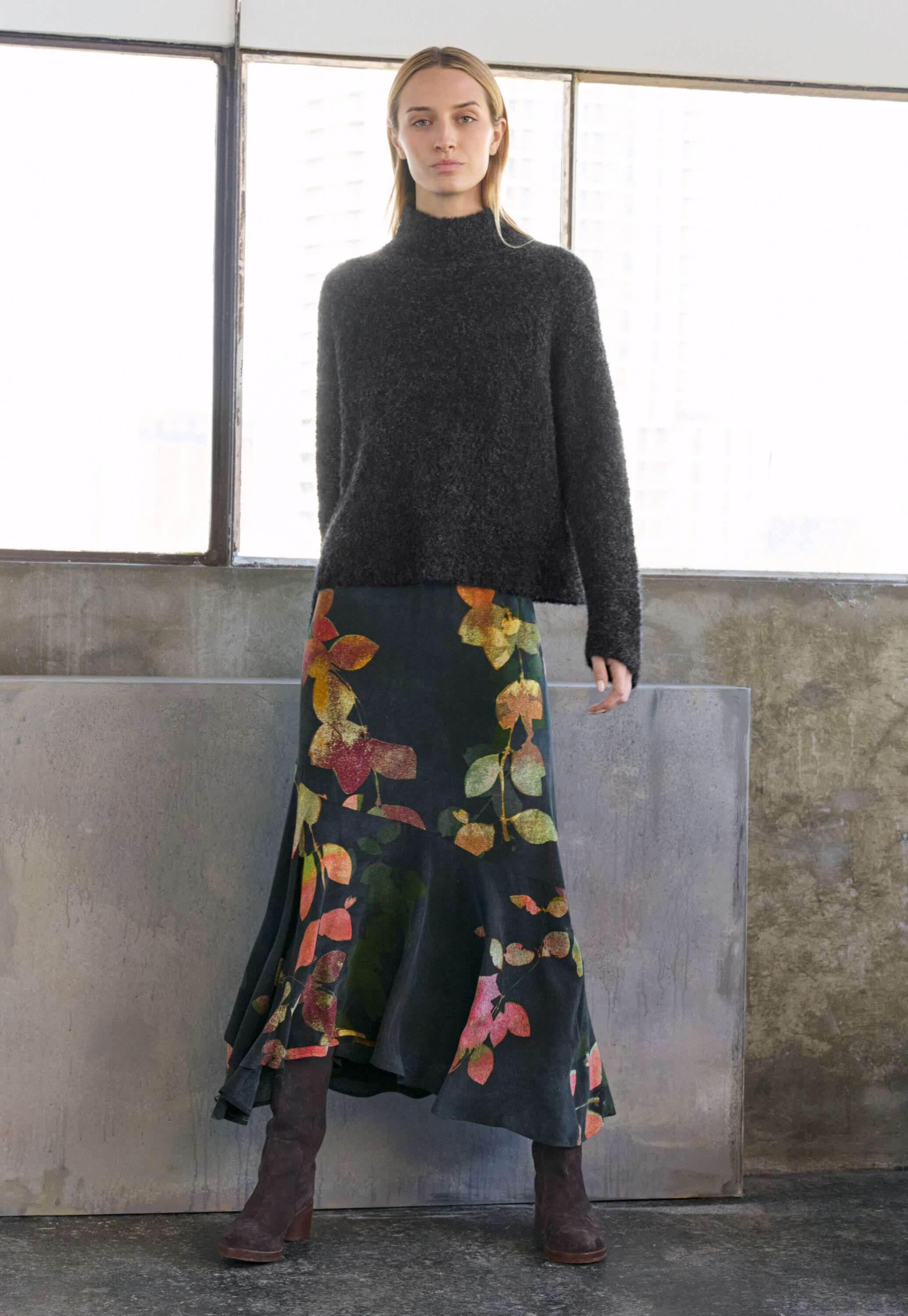 Asymmetrischer Print-Rock