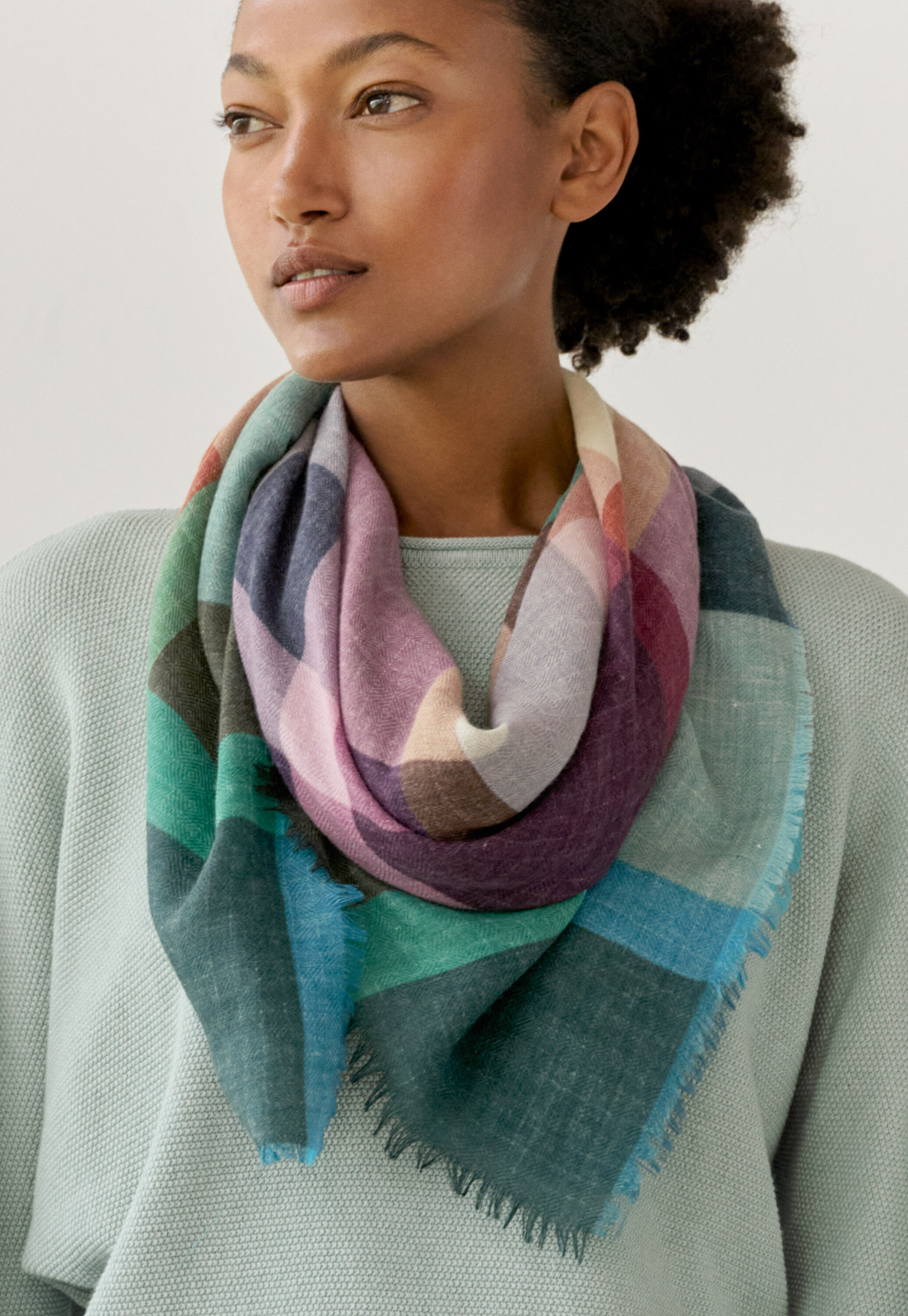 Perlmuster-Dolman-Pullover