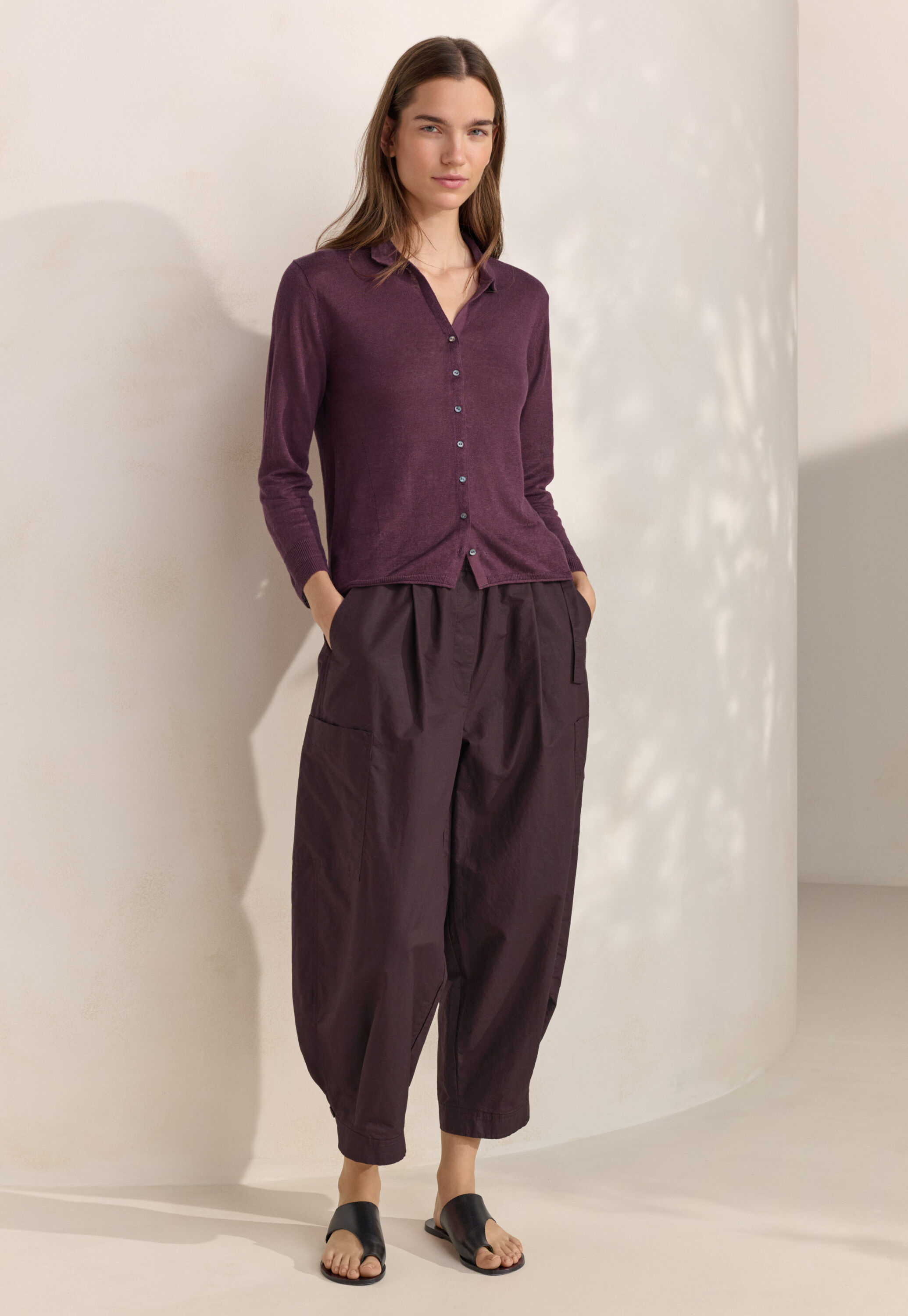 Cardigan mit Kragen
