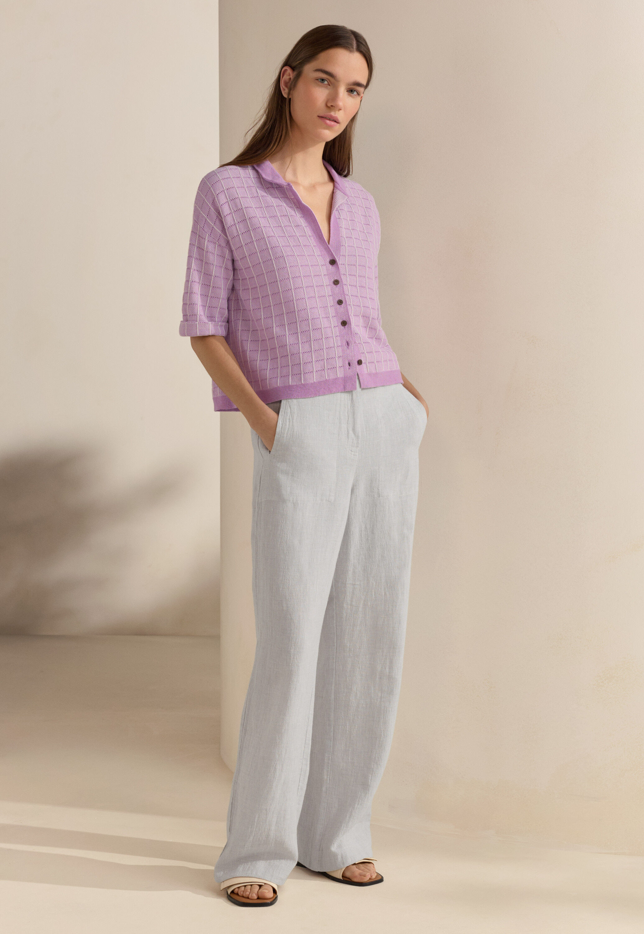 Bluse mit Karomuster