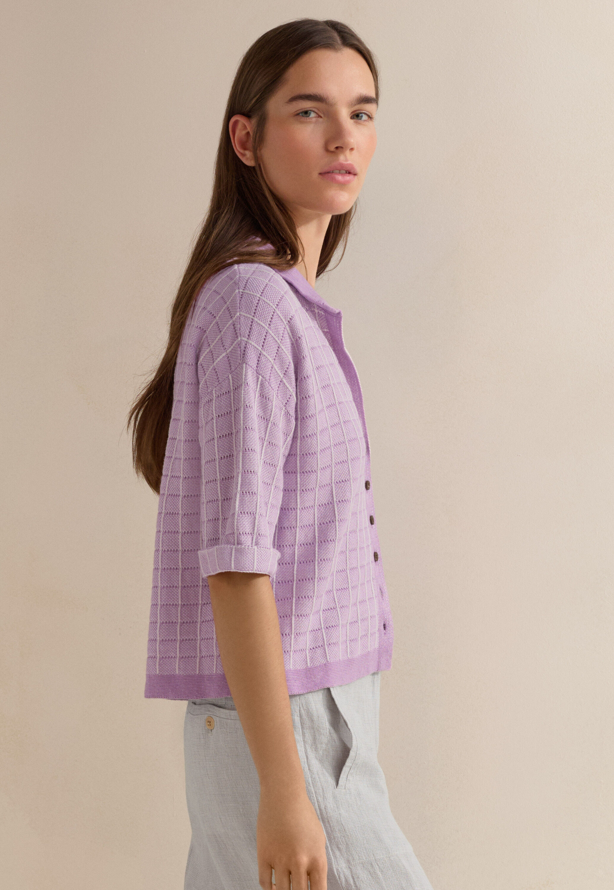 Bluse mit Karomuster