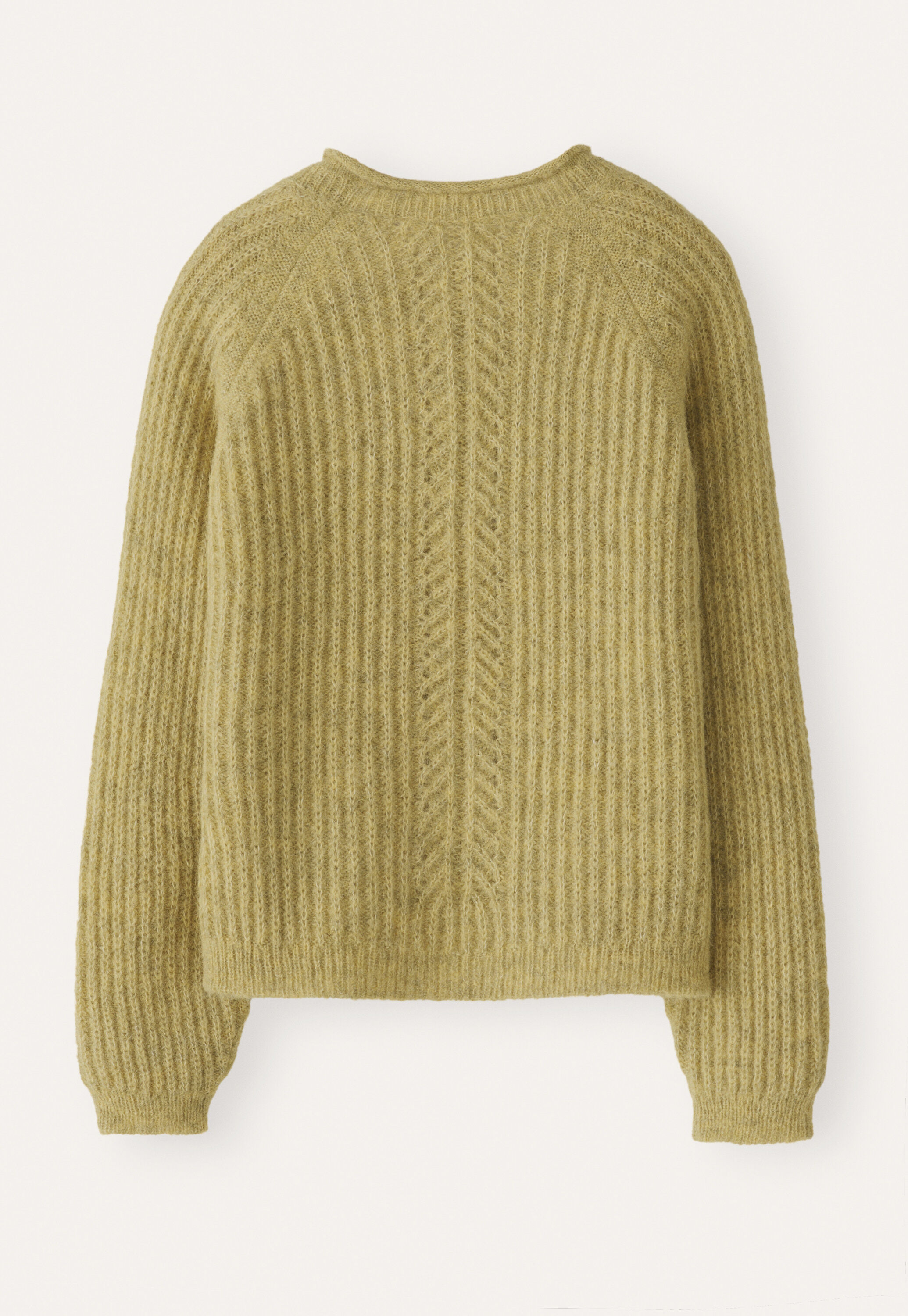 Ripppullover mit Rundhalsausschnitt