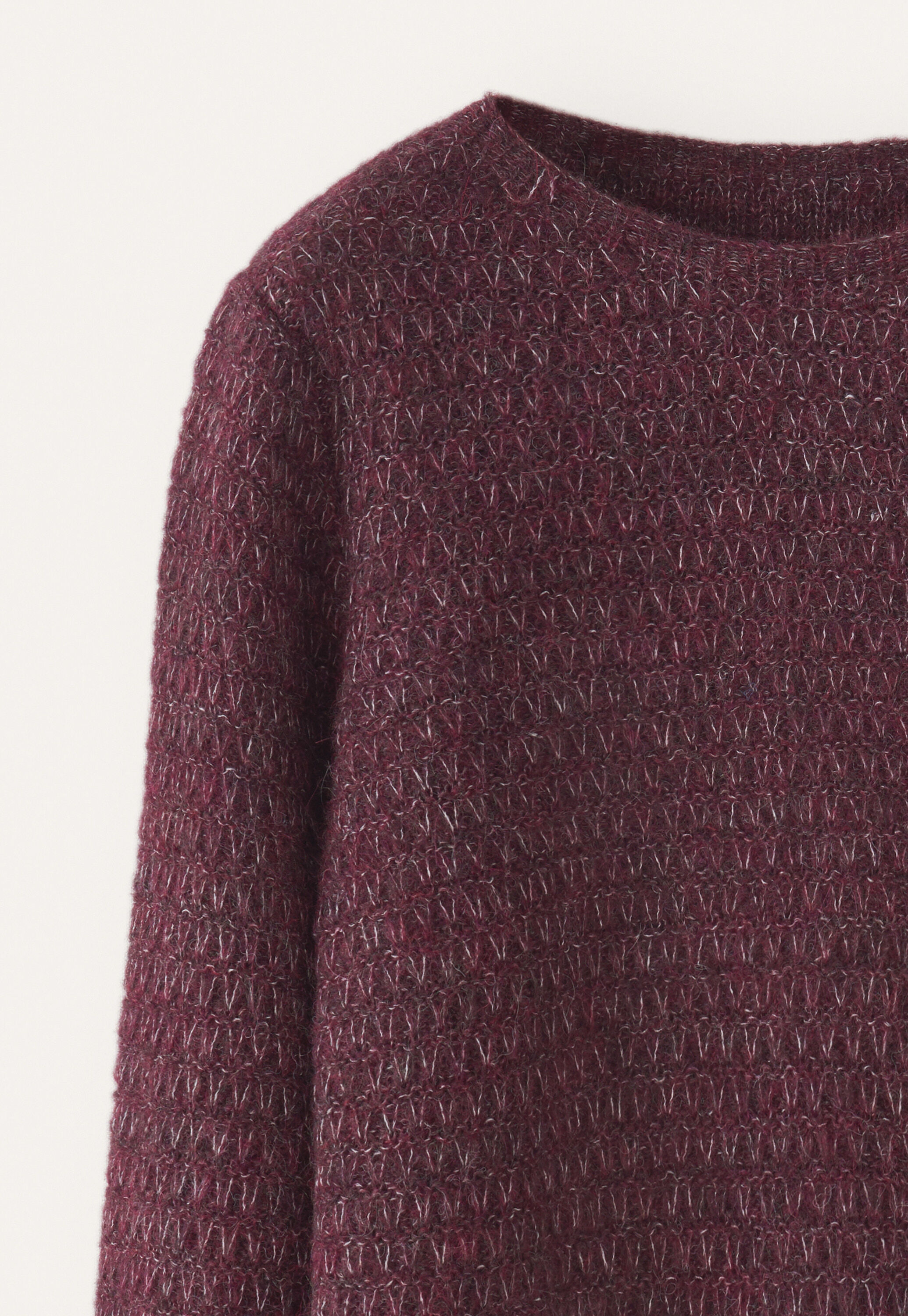 Fangmuster-Pullover