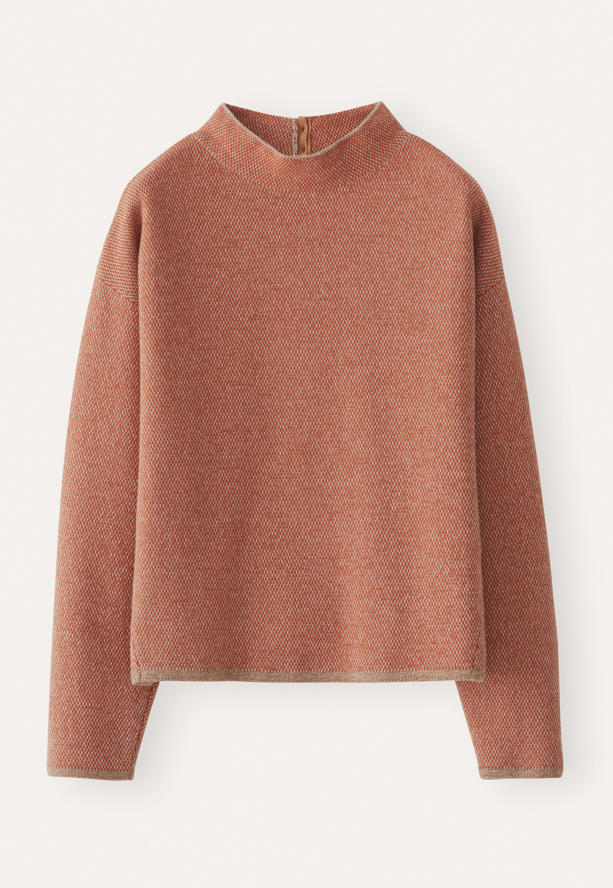 Pullover mit Trichterkragen