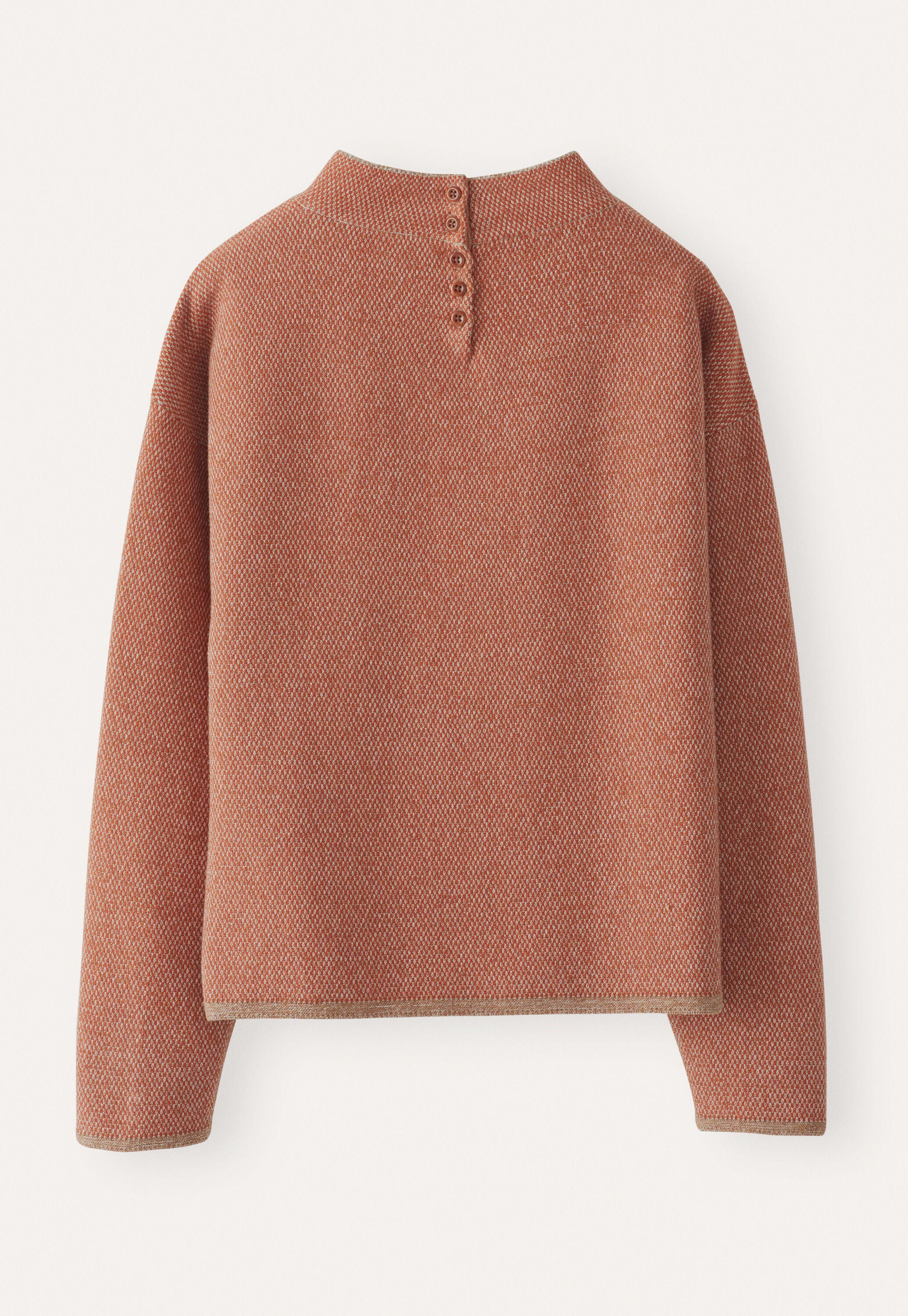 Pullover mit Trichterkragen
