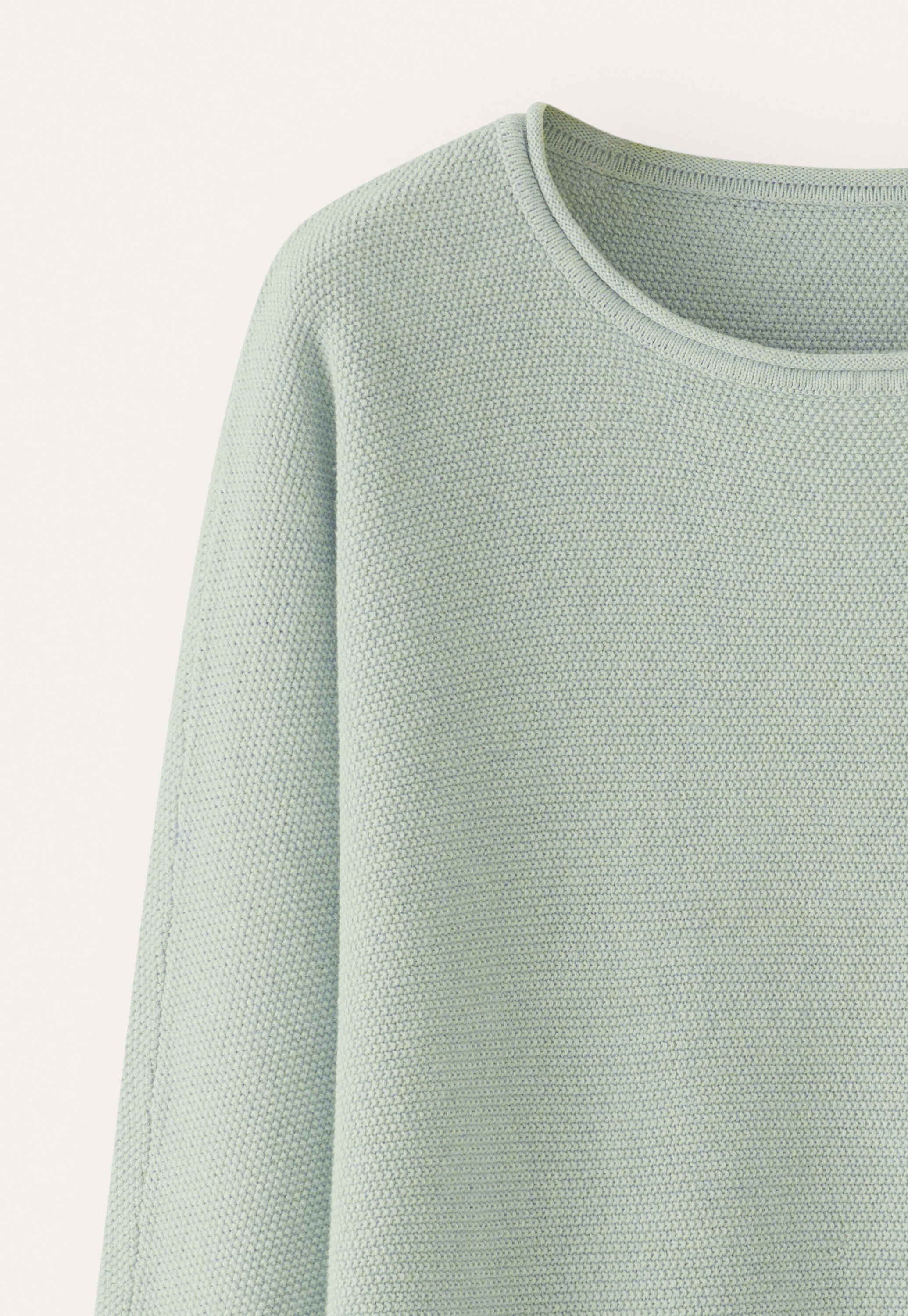 Perlmuster-Dolman-Pullover