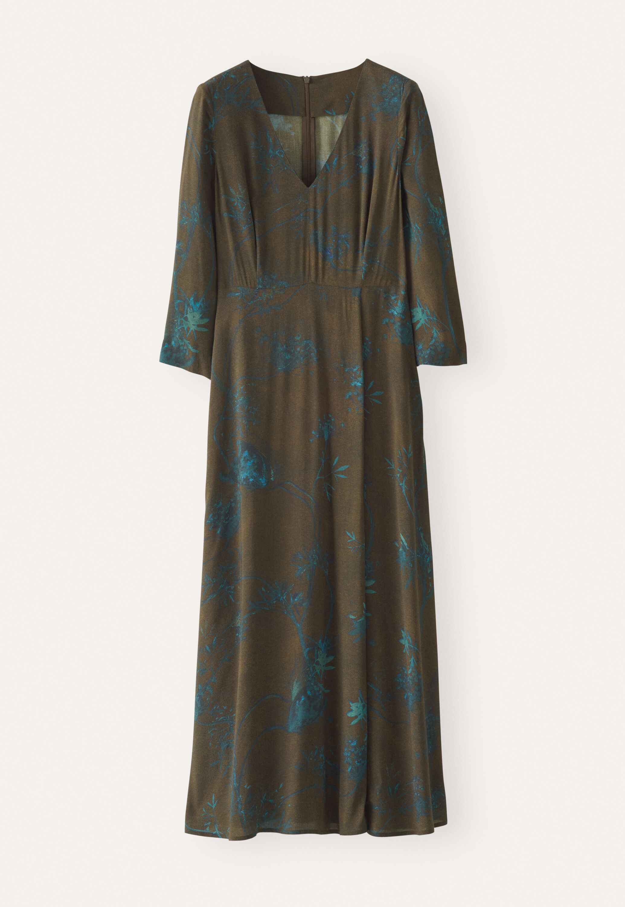 Langes Kleid mit Print