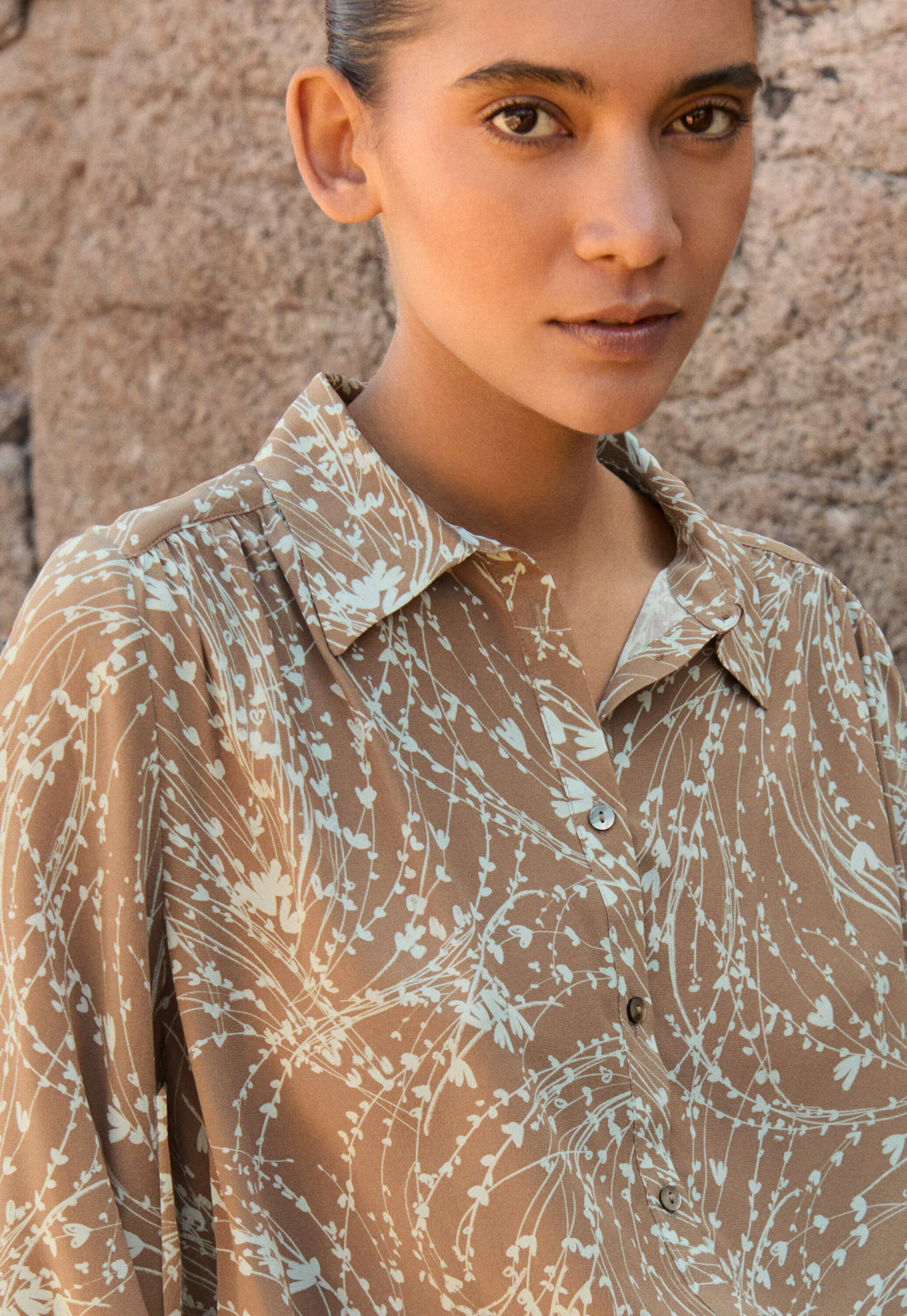 Bedruckte Bluse