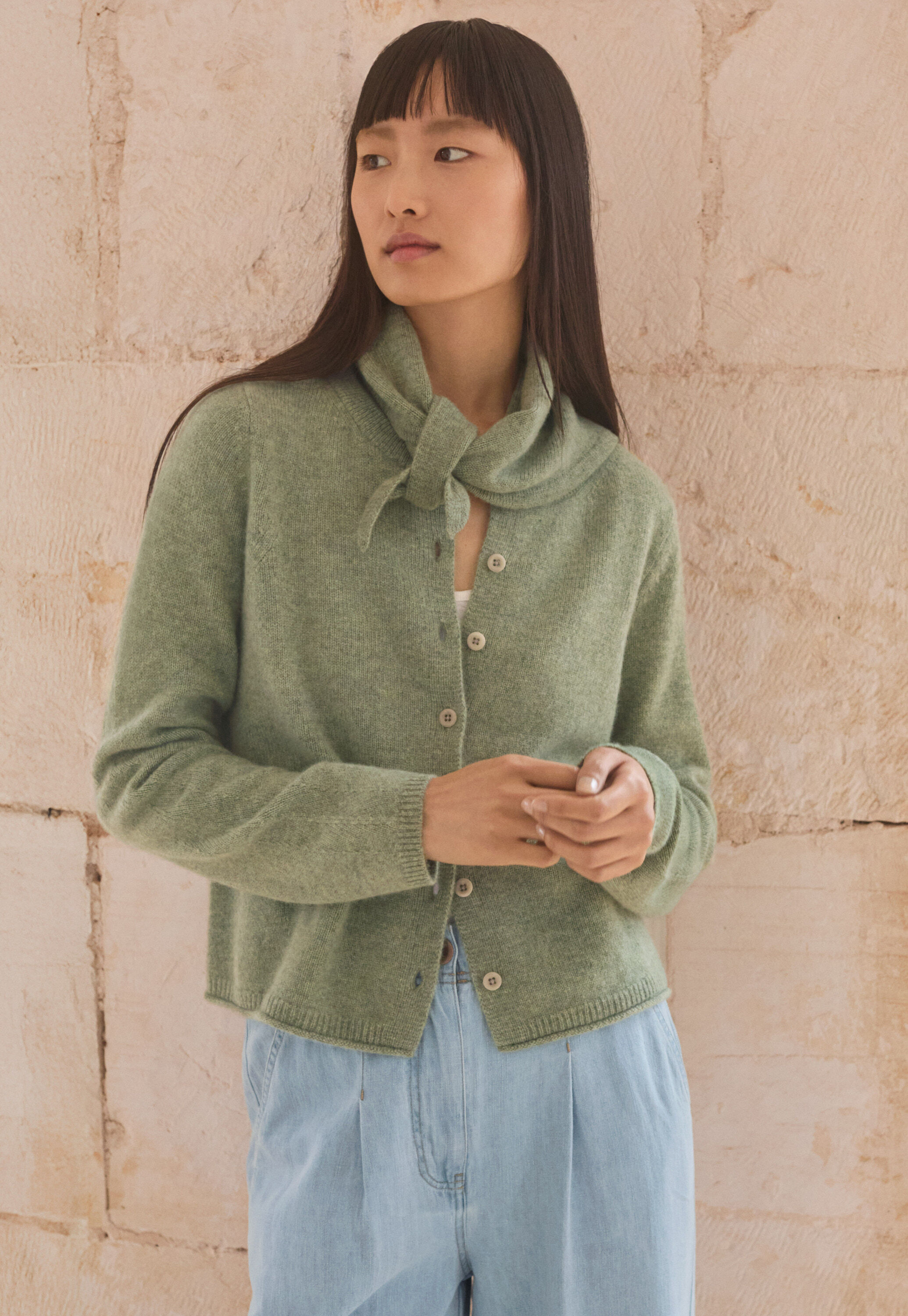 Durchgekn&ouml;pfter Pullover