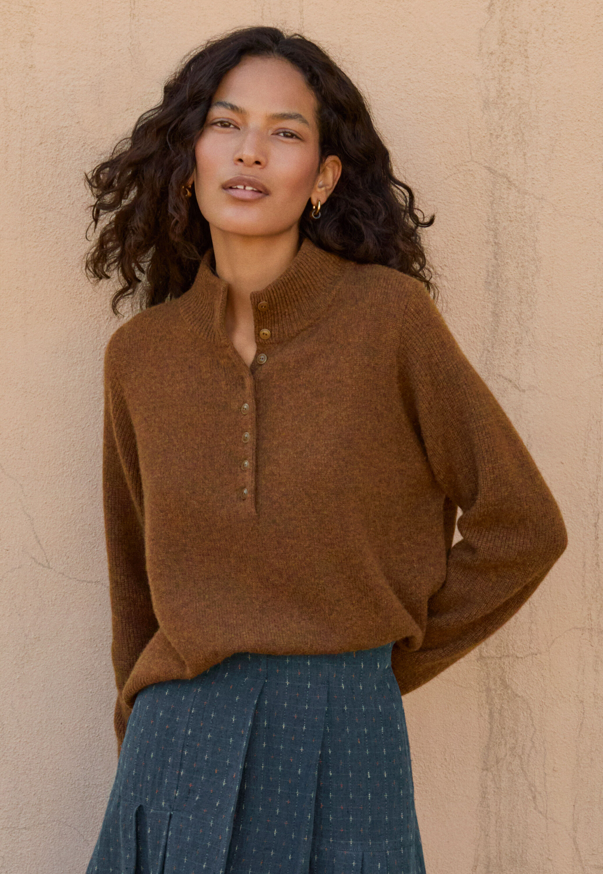 Pullover mit Kn&ouml;pfen