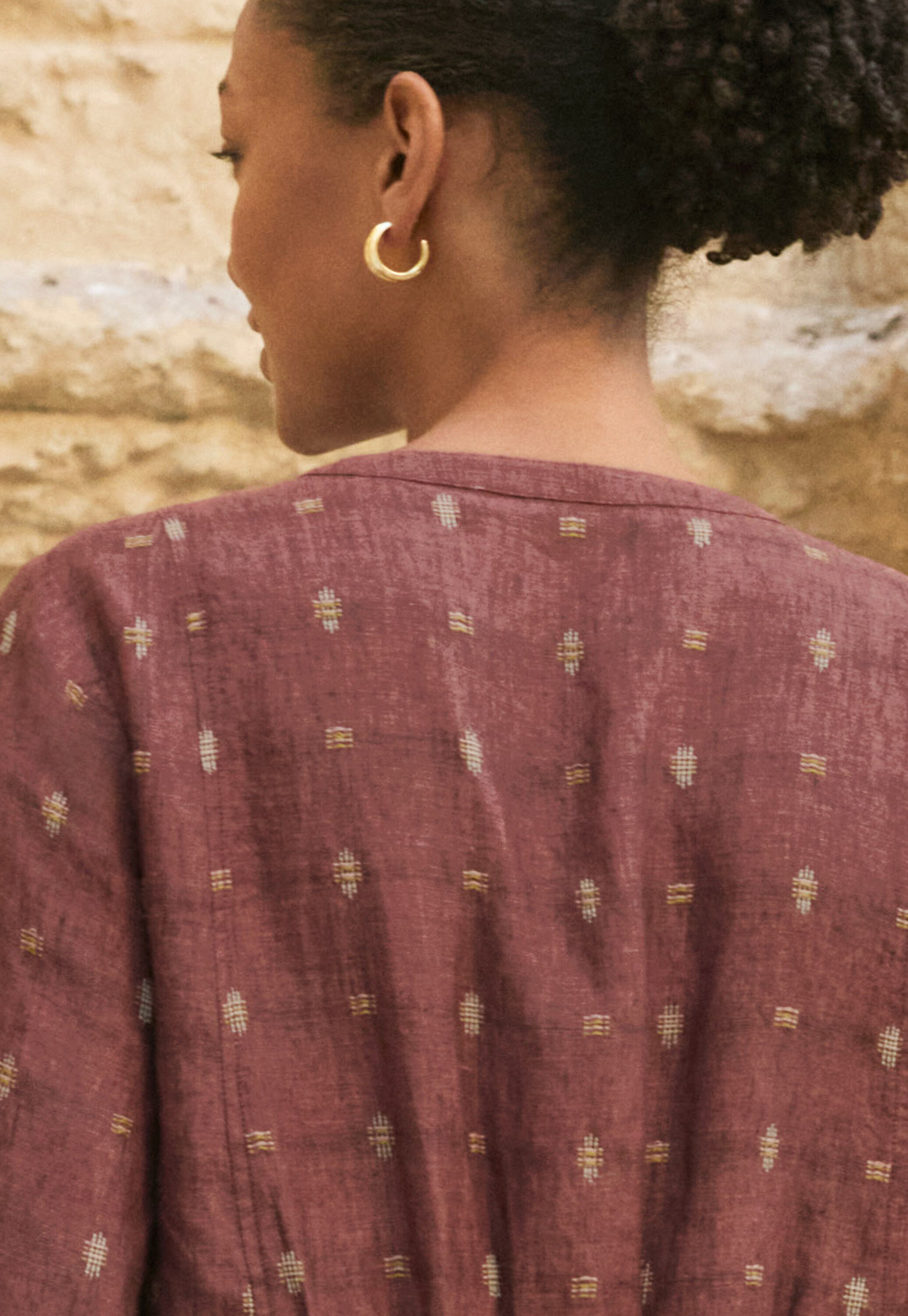 Ohrringe, Gold, large