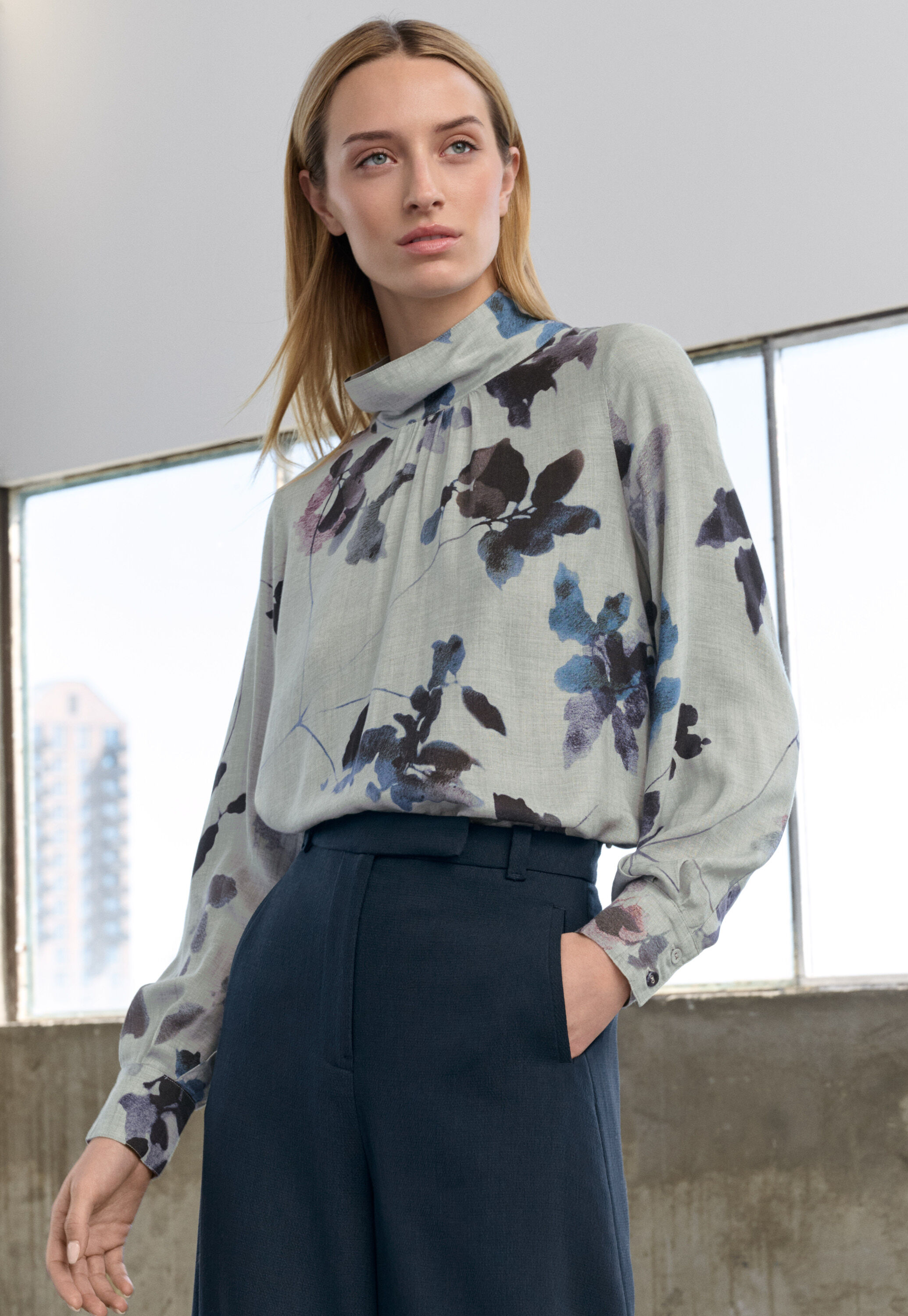 Bedruckte Bluse