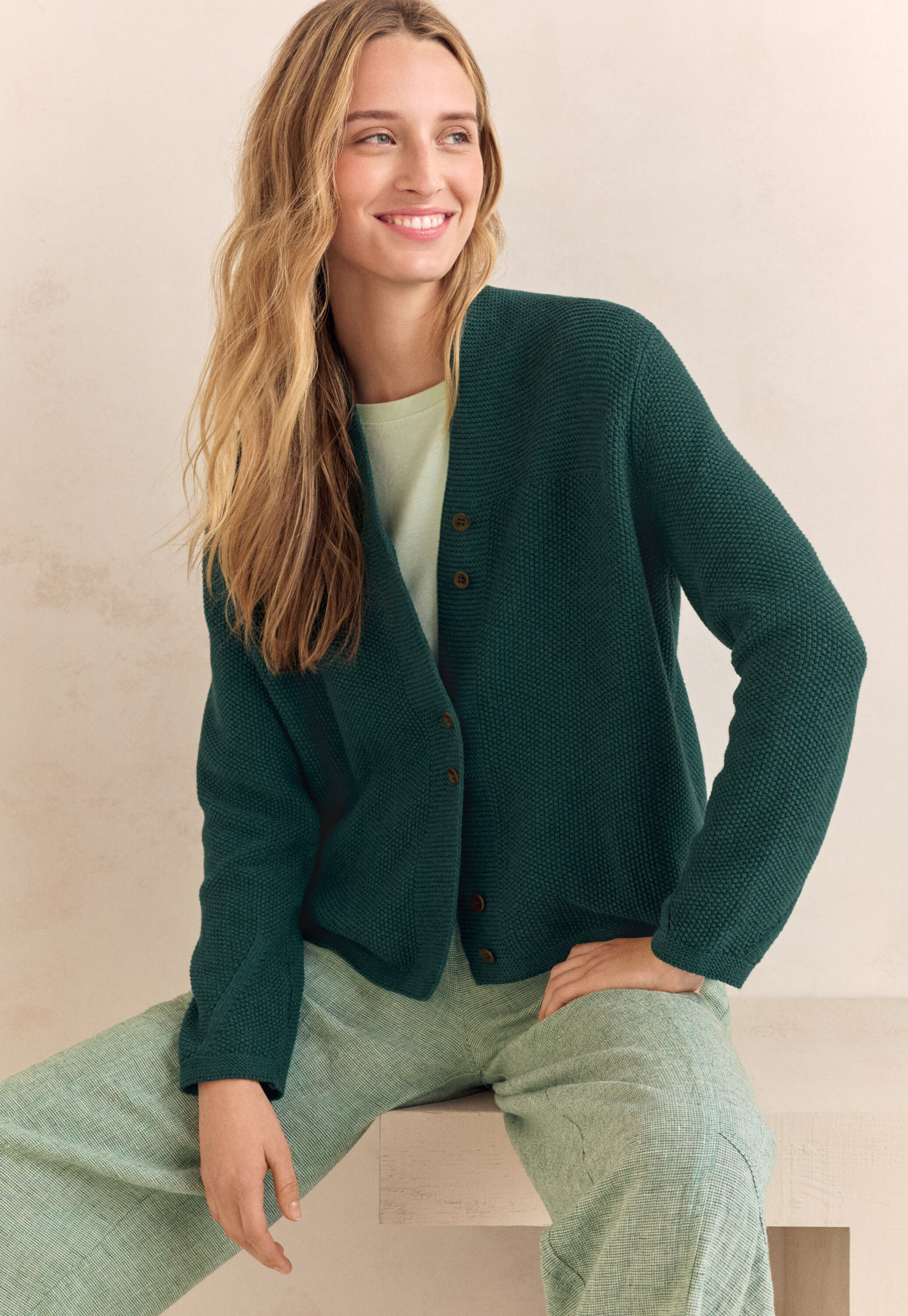 Cardigan mit Knopfleiste