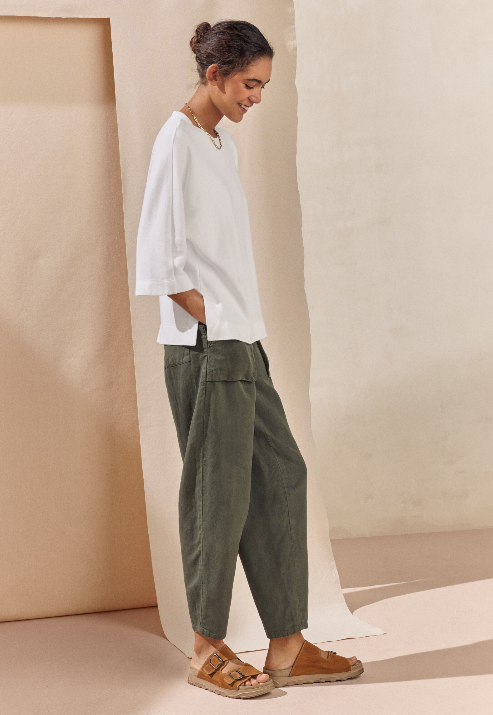Bundfaltenhose