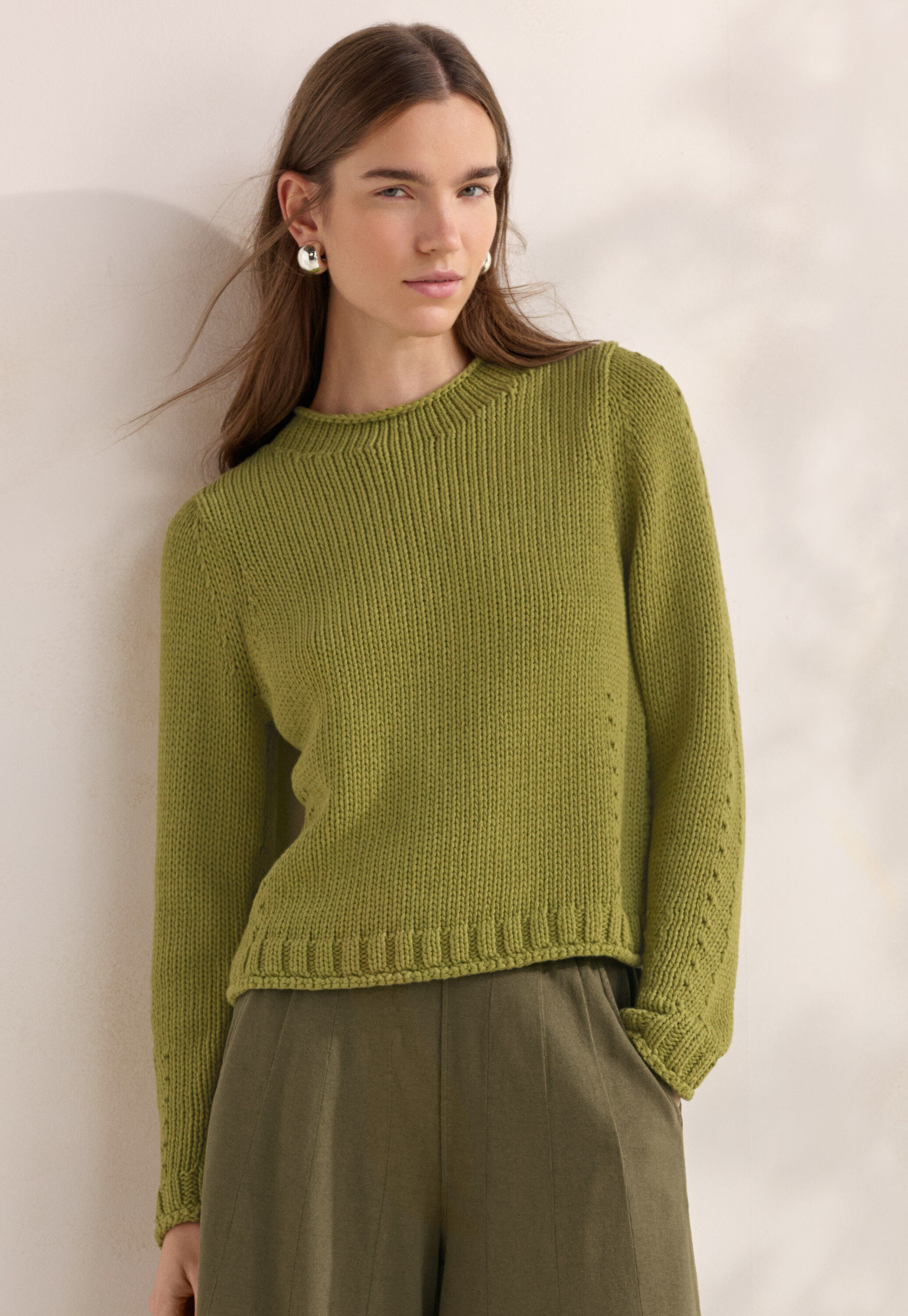 Handgestrickter Cardigan
