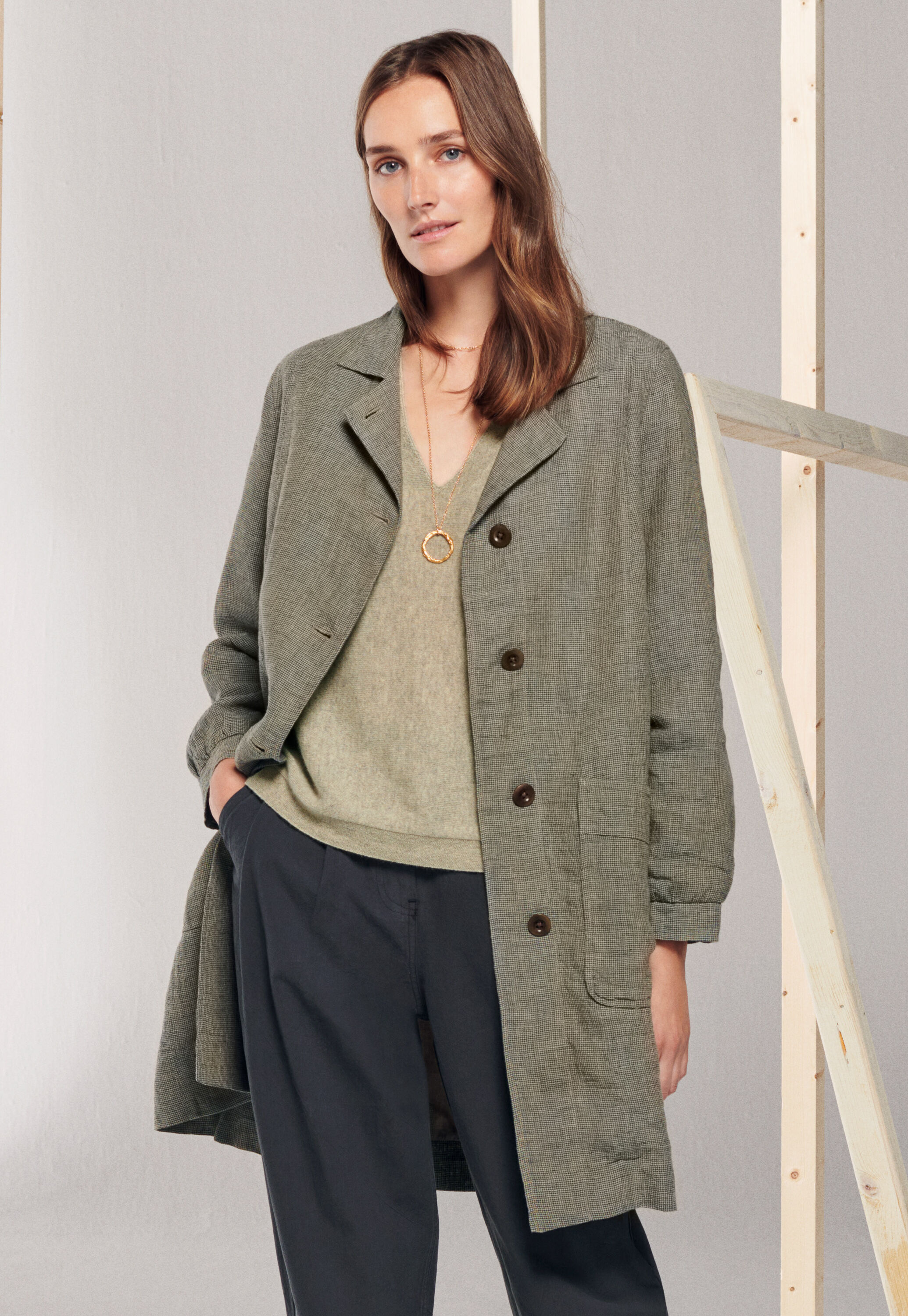 Lange Jacke