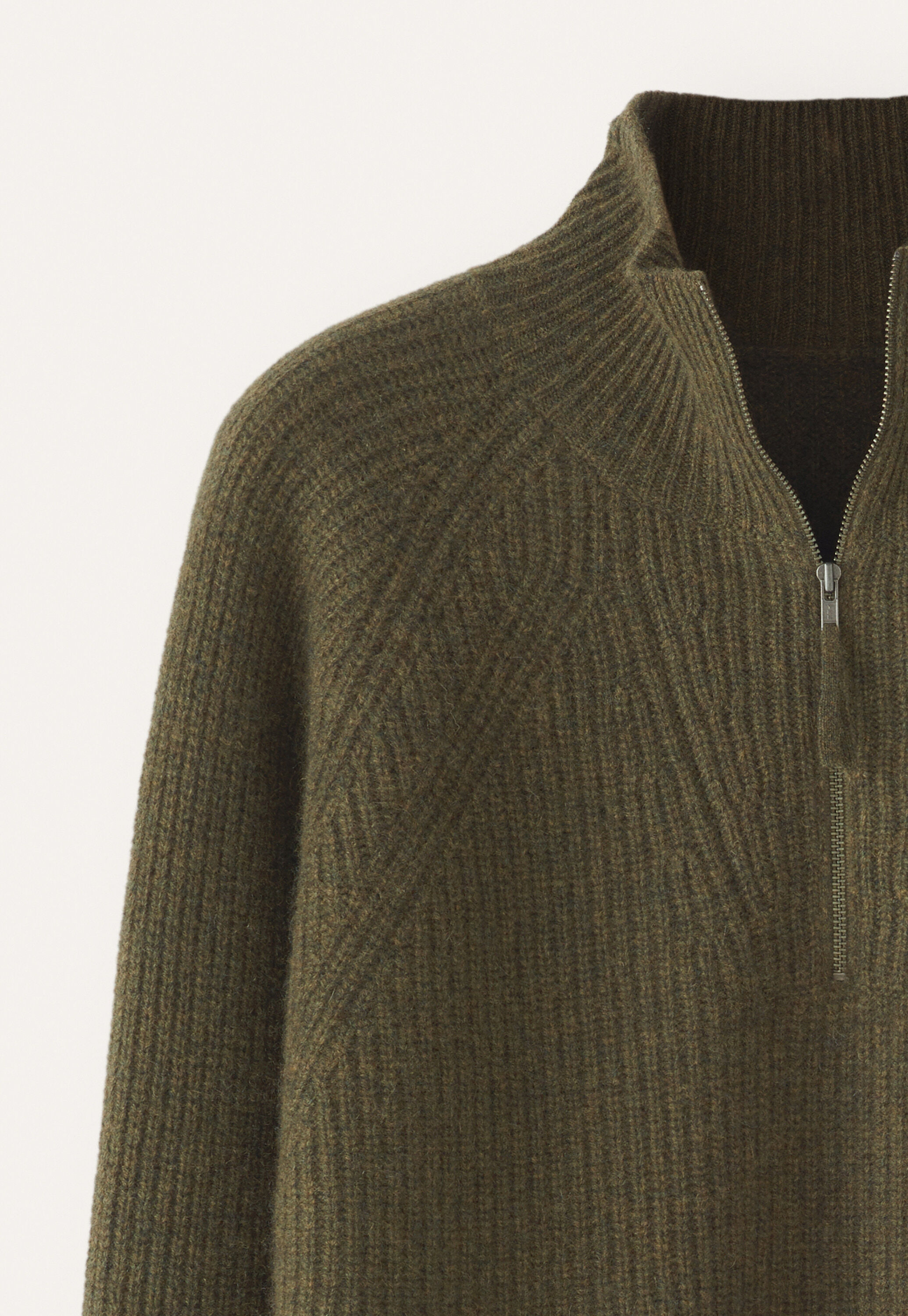 Pullover mit Frontrei&szlig;verschluss