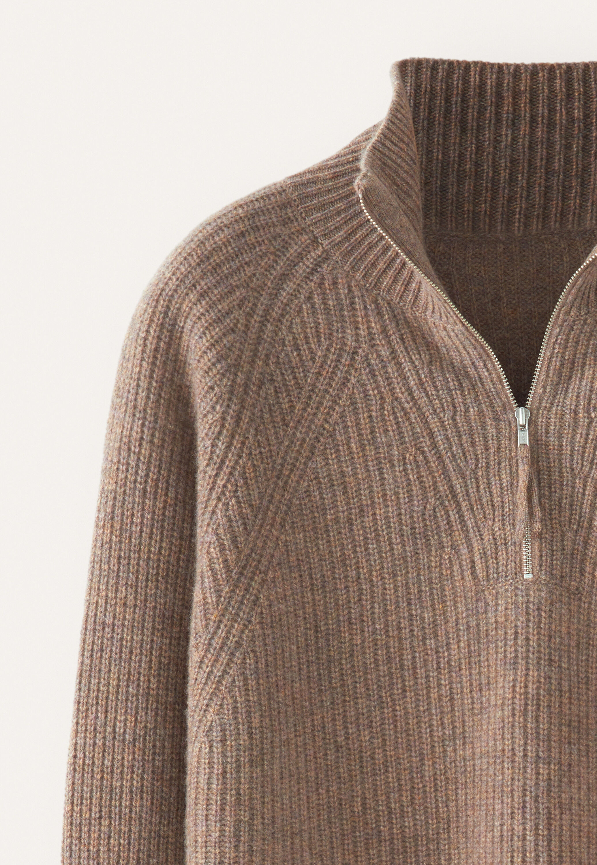 Pullover mit Frontrei&szlig;verschluss