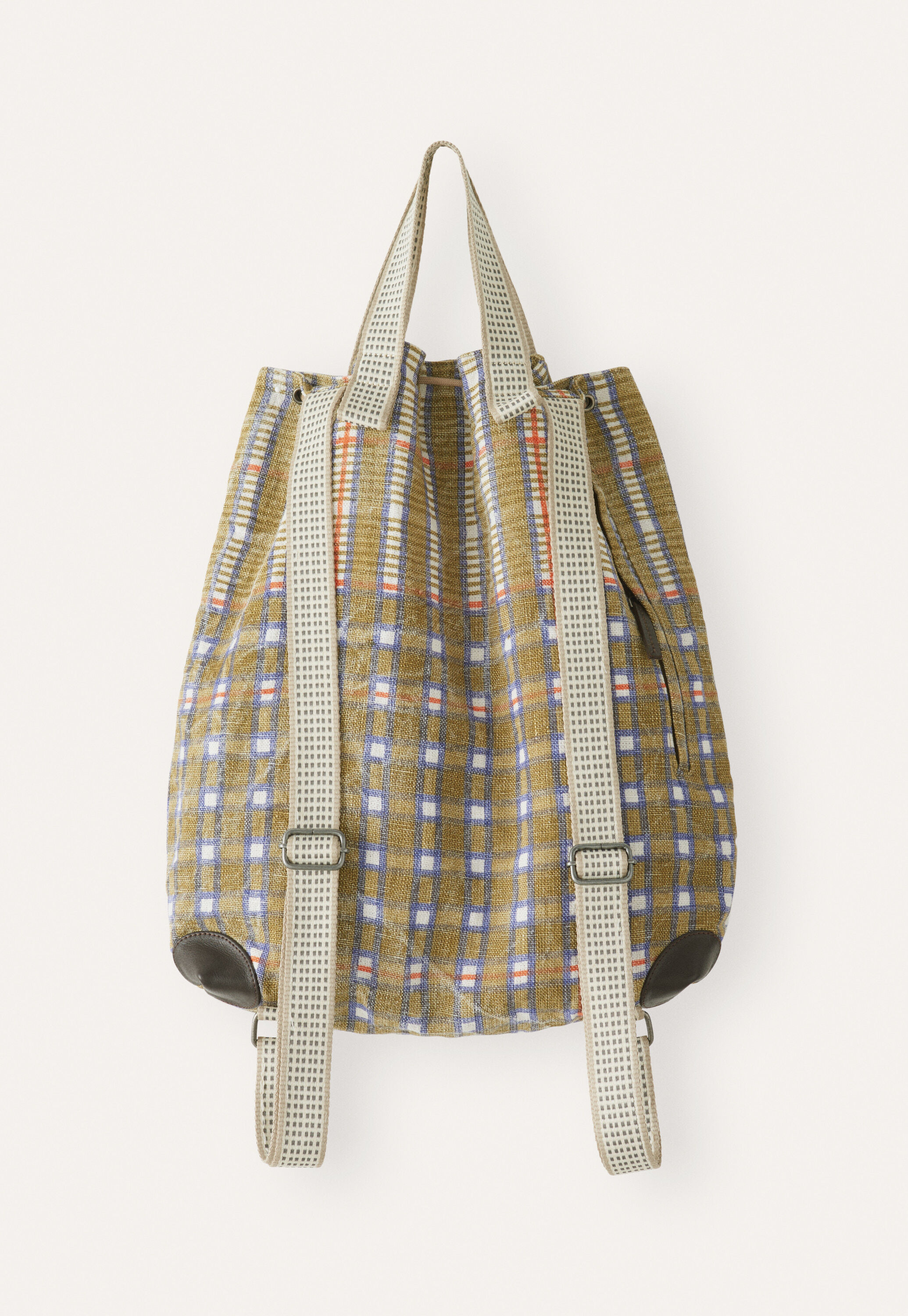 Karierter Rucksack