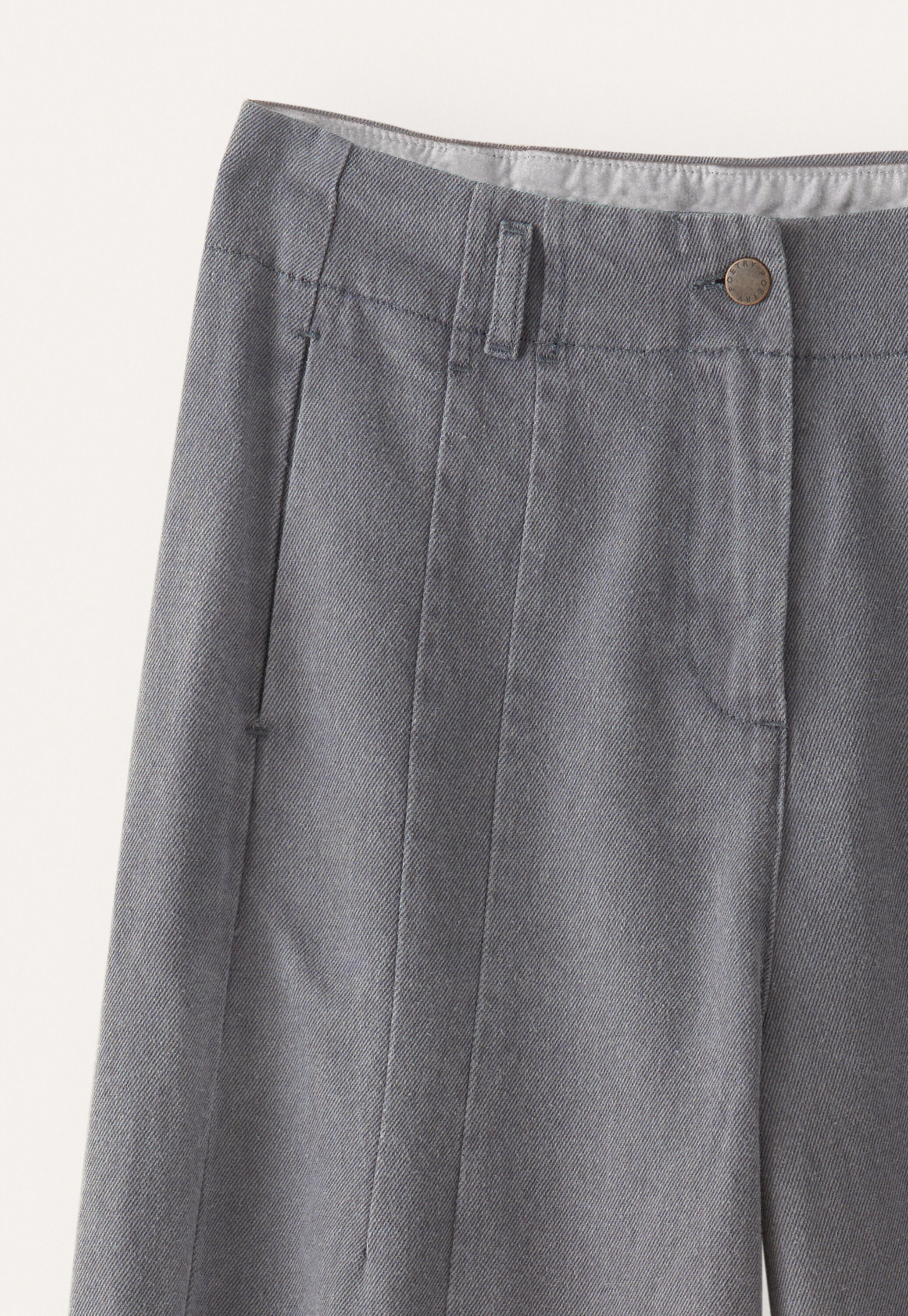 Denim darted jeans