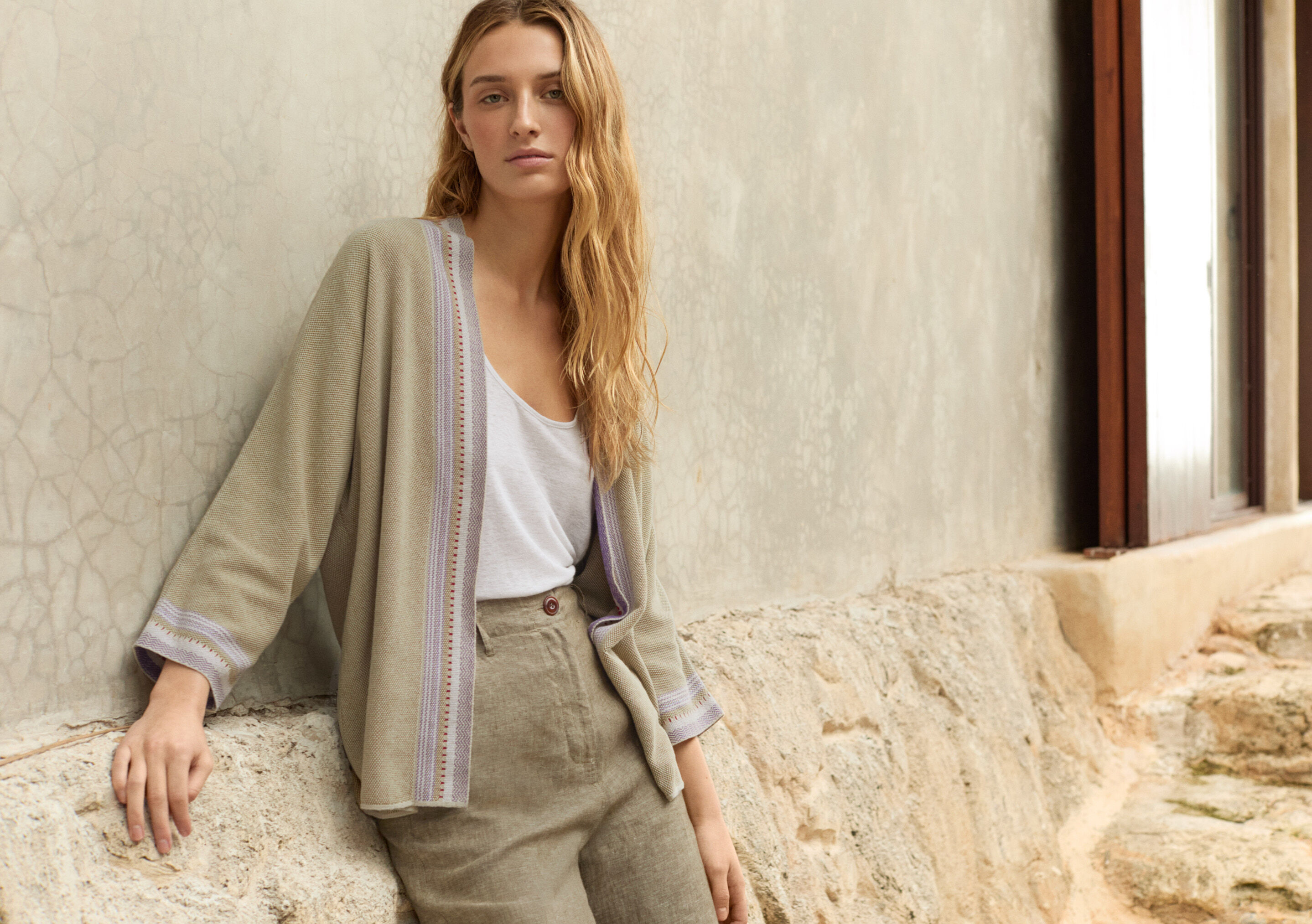 Jacquard-Cardigan