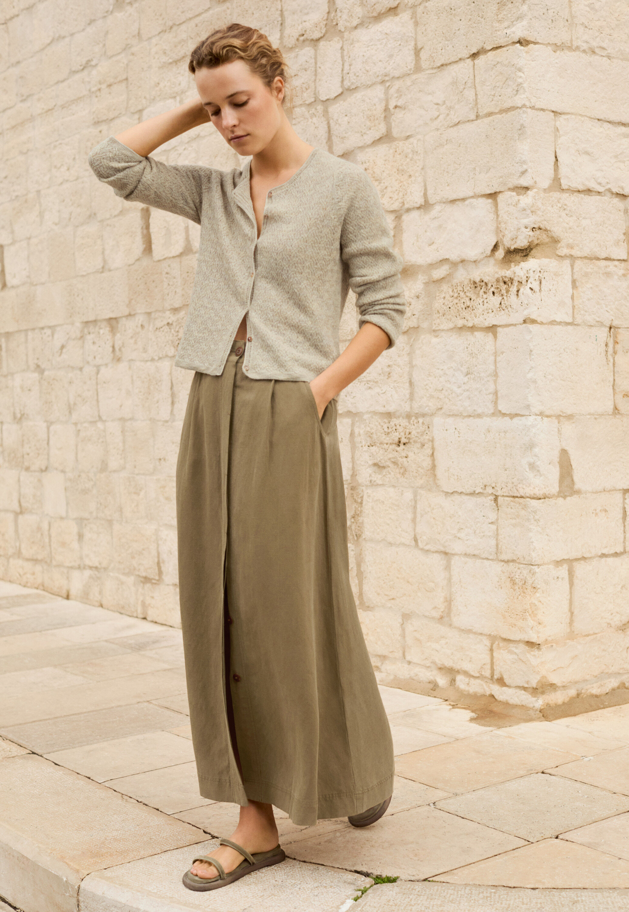 Rock mit Knopfleiste