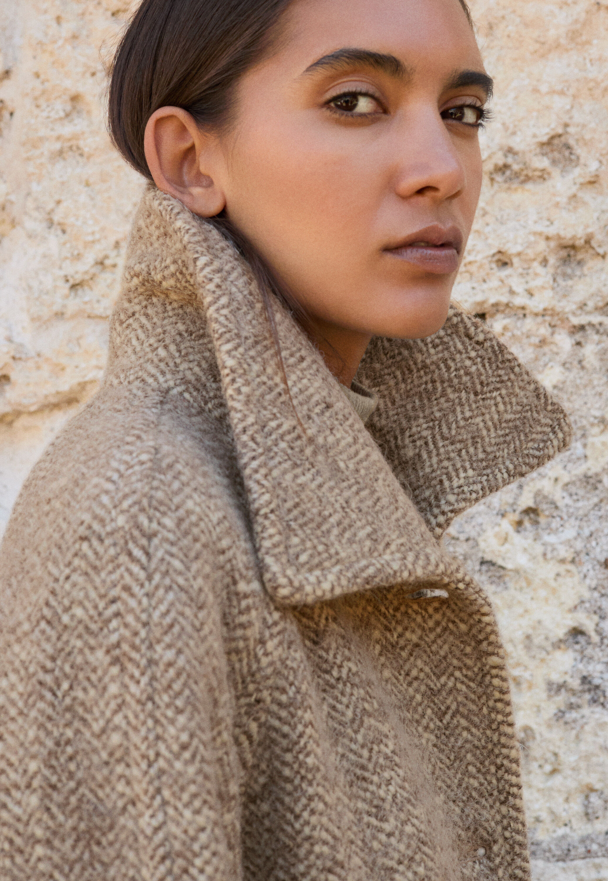 Herringbone coat