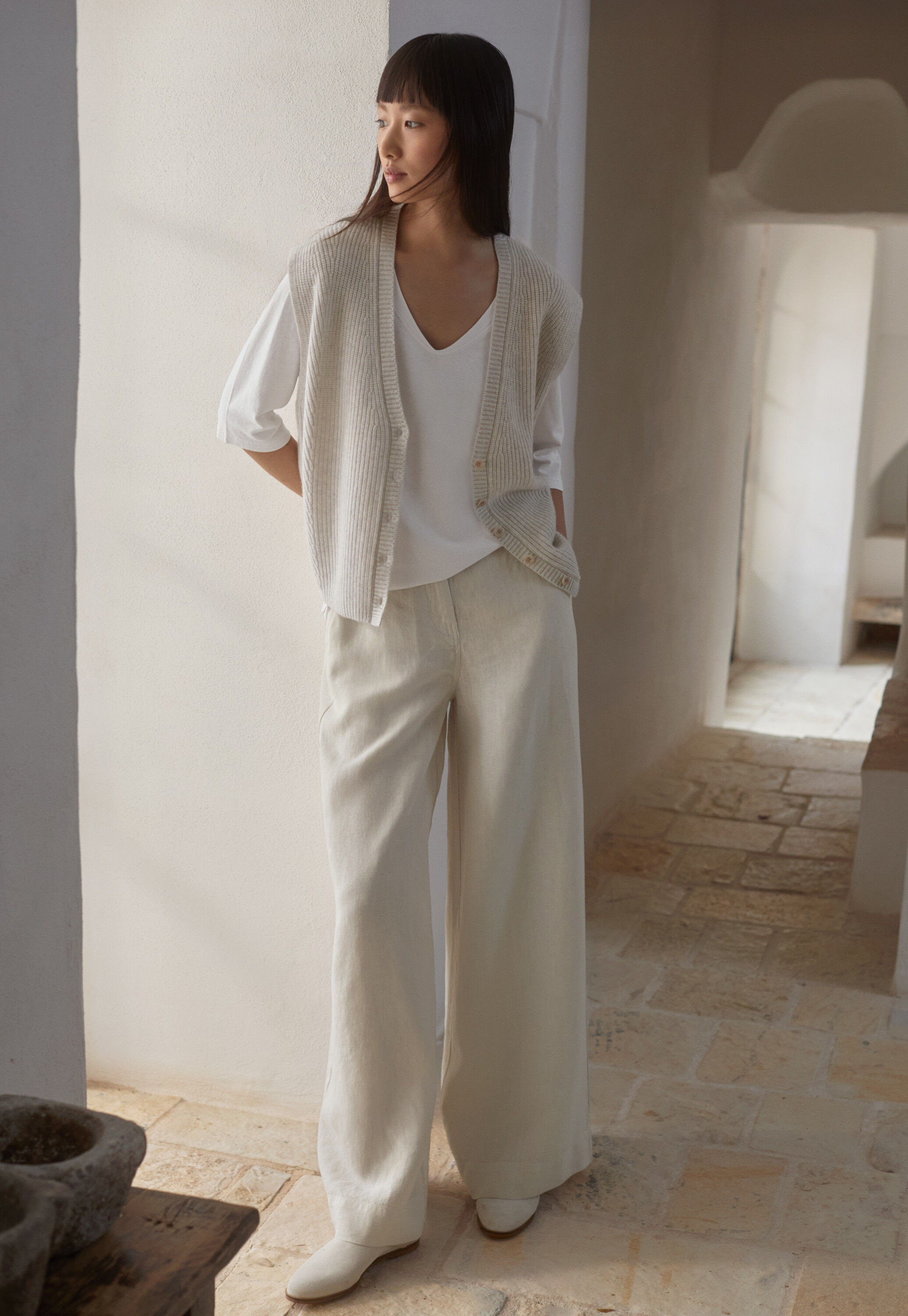 &Auml;rmelloser Cardigan