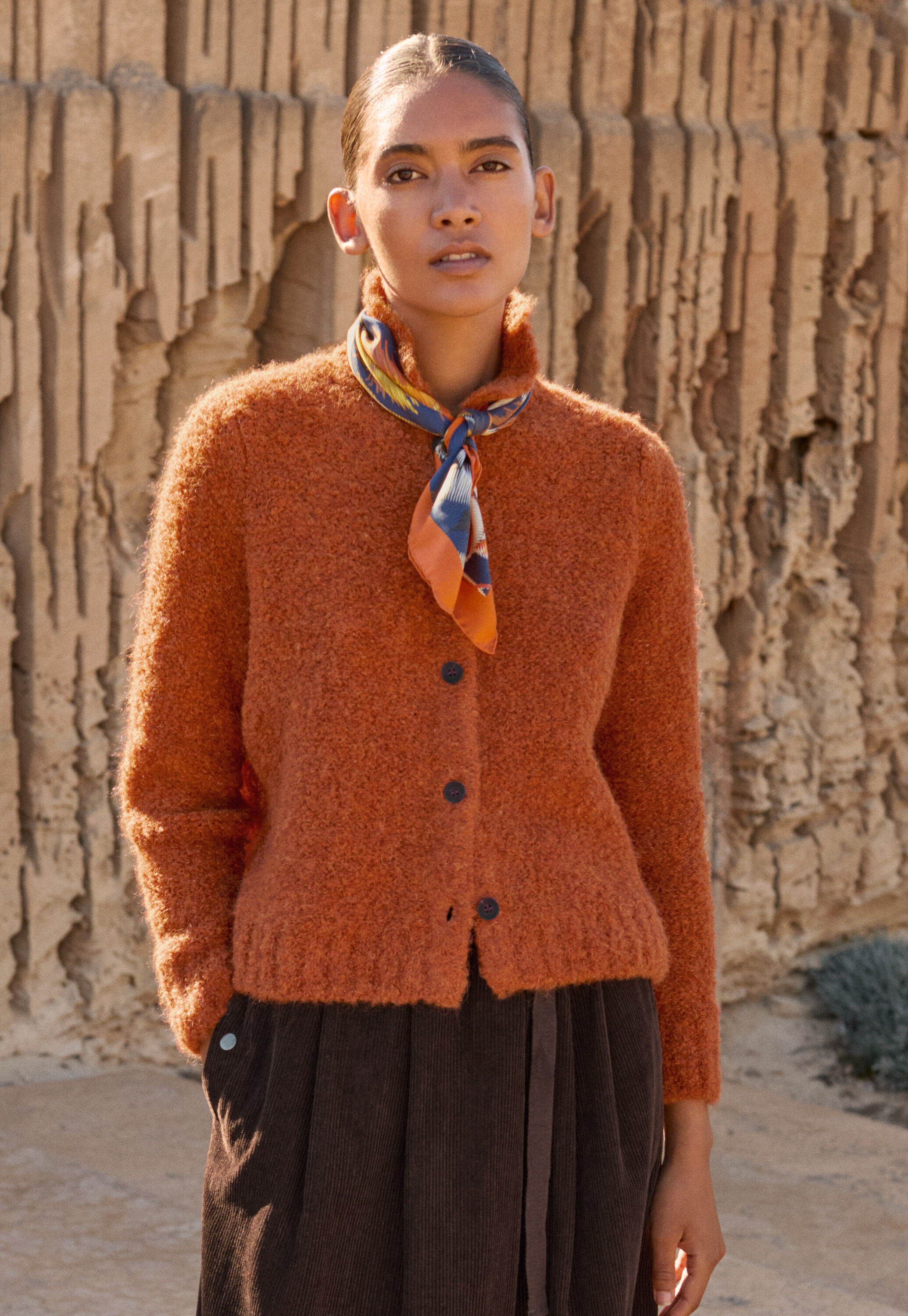 Cardigan mit Kragen