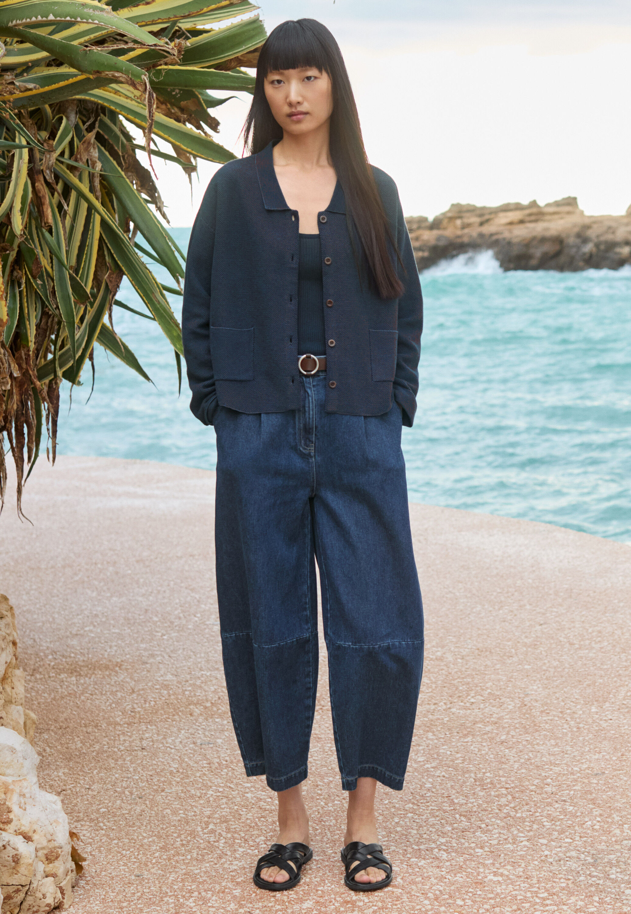Cardigan mit Kragen