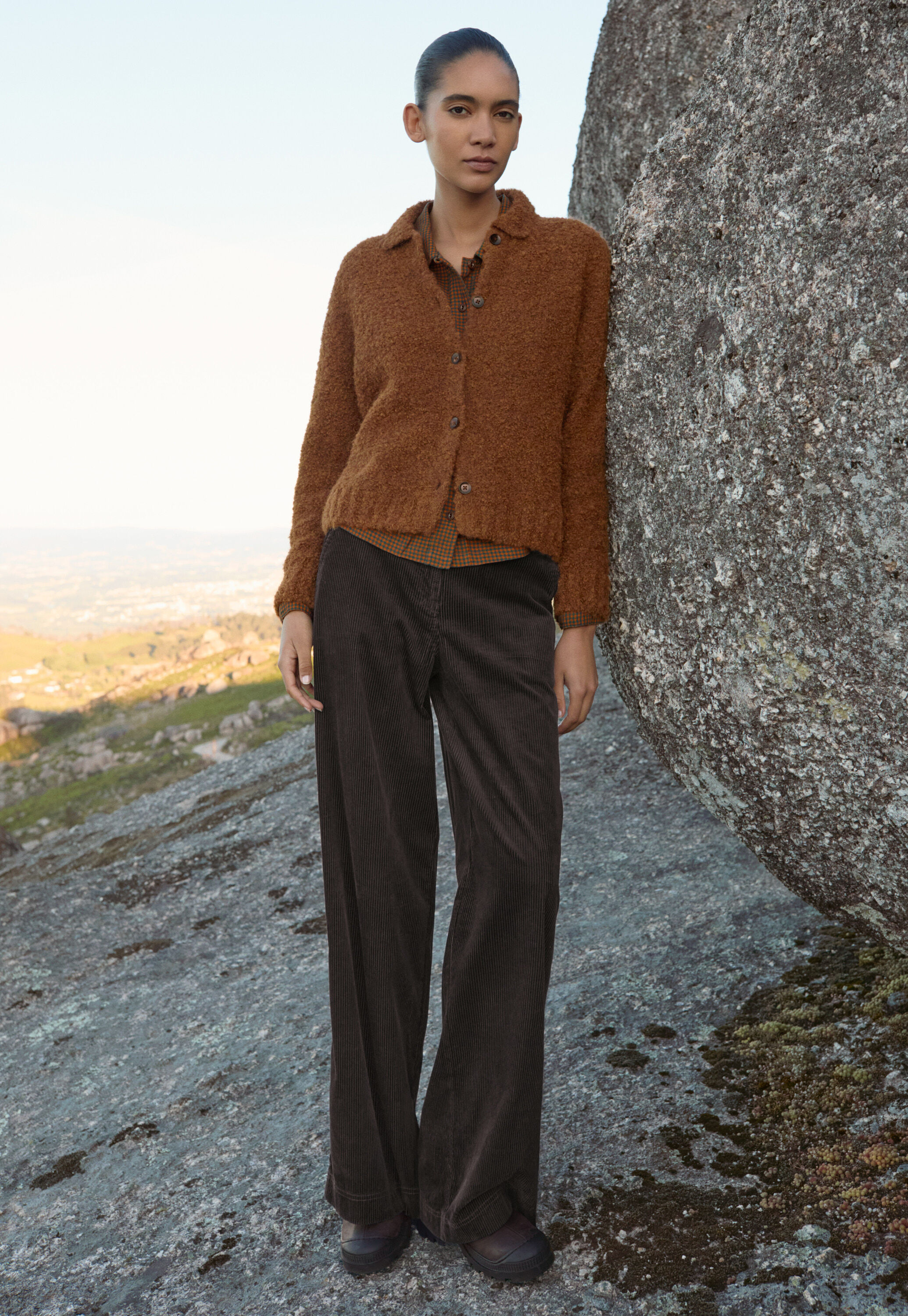 Cardigan mit Kragen