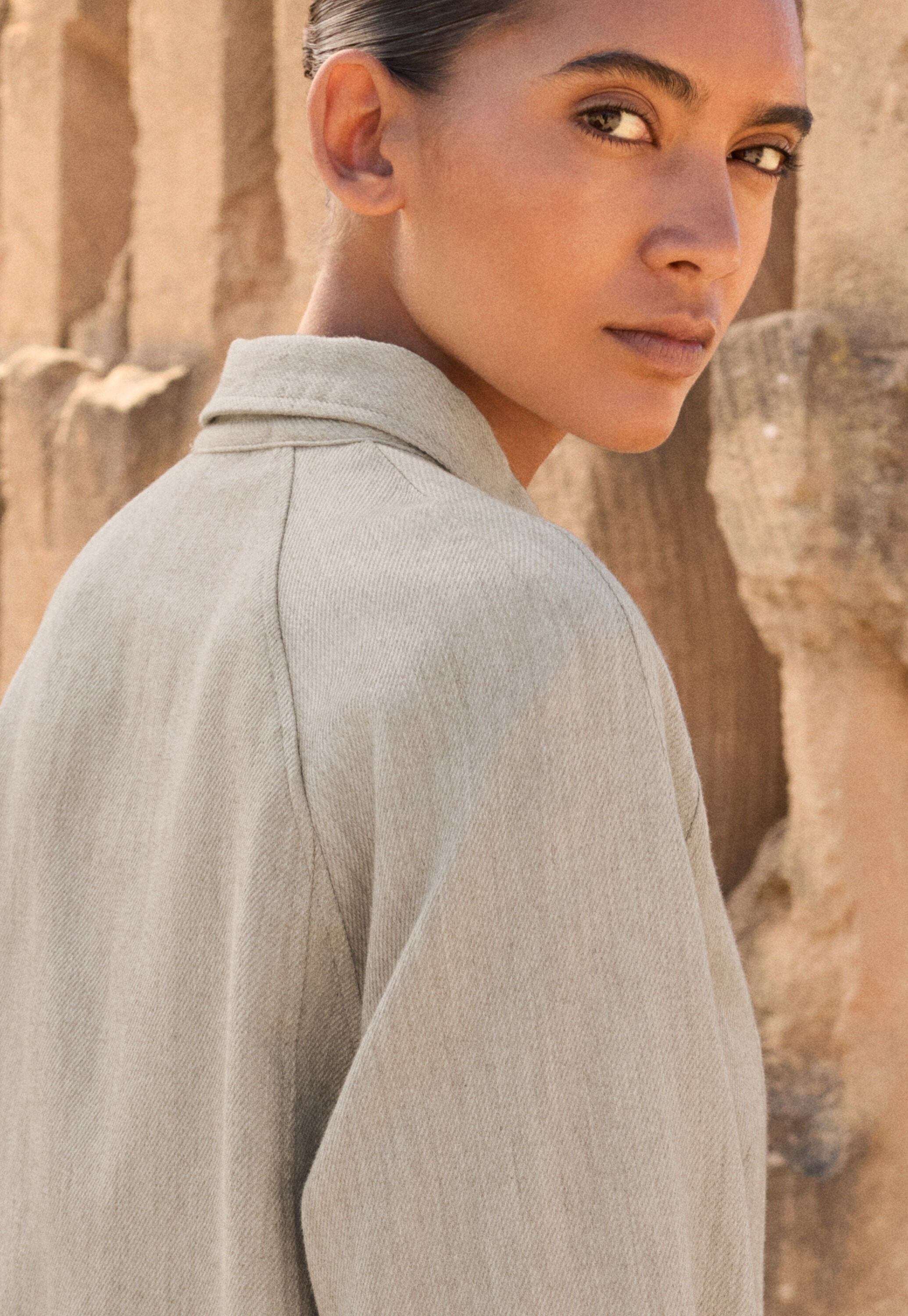 Bluse mit Raglan&auml;rmeln