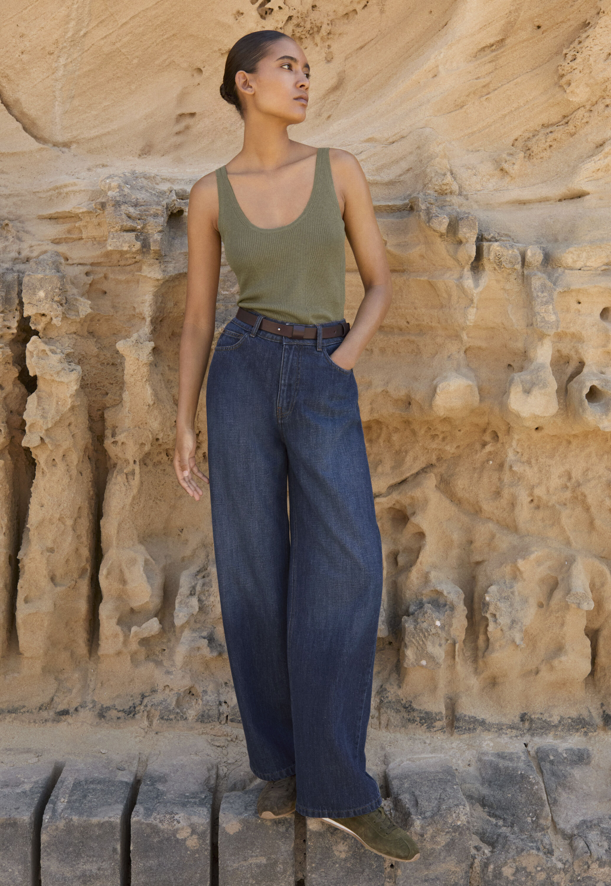 Jeans mit geradem Bein