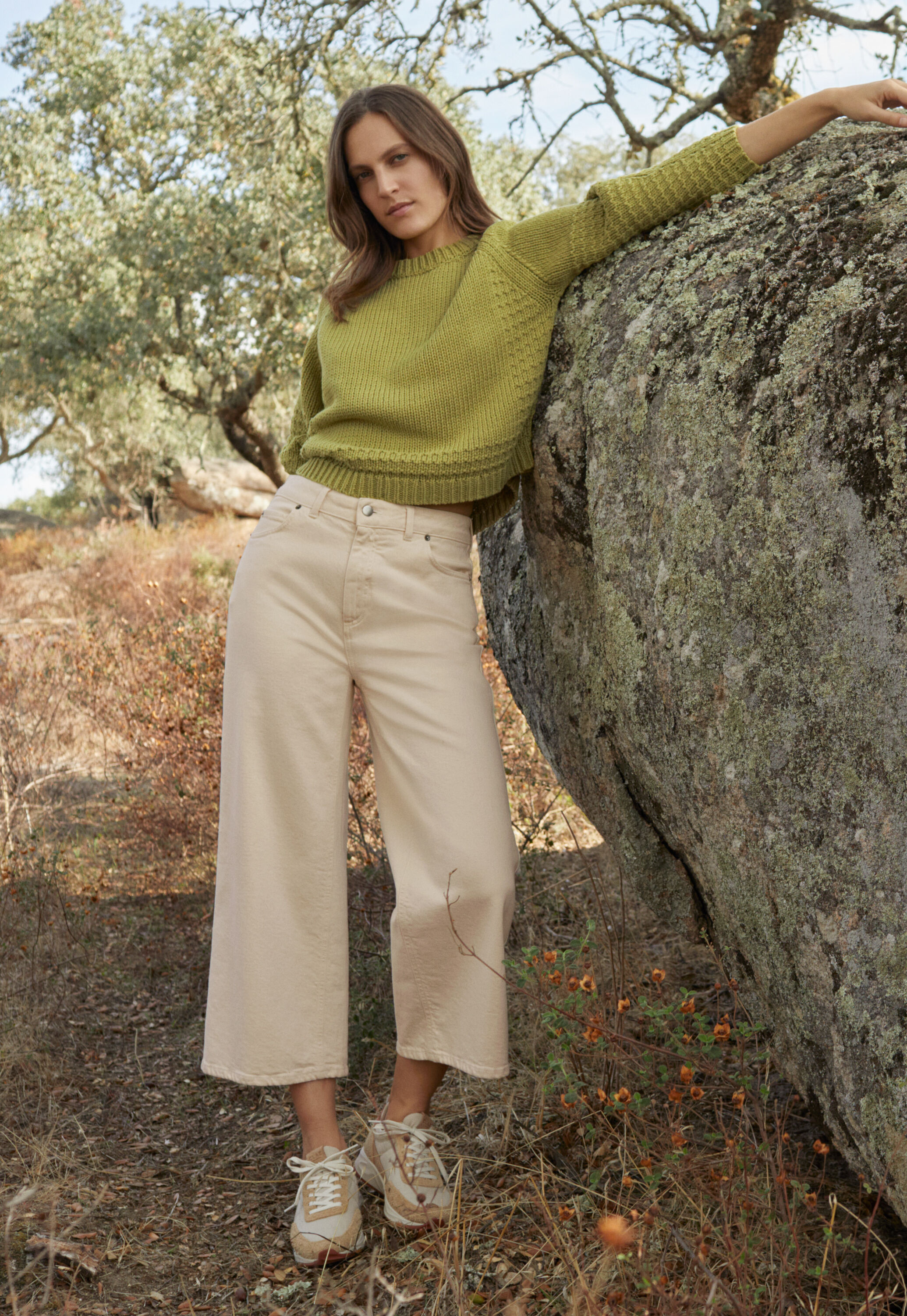Pullover mit eingestricktem Muster