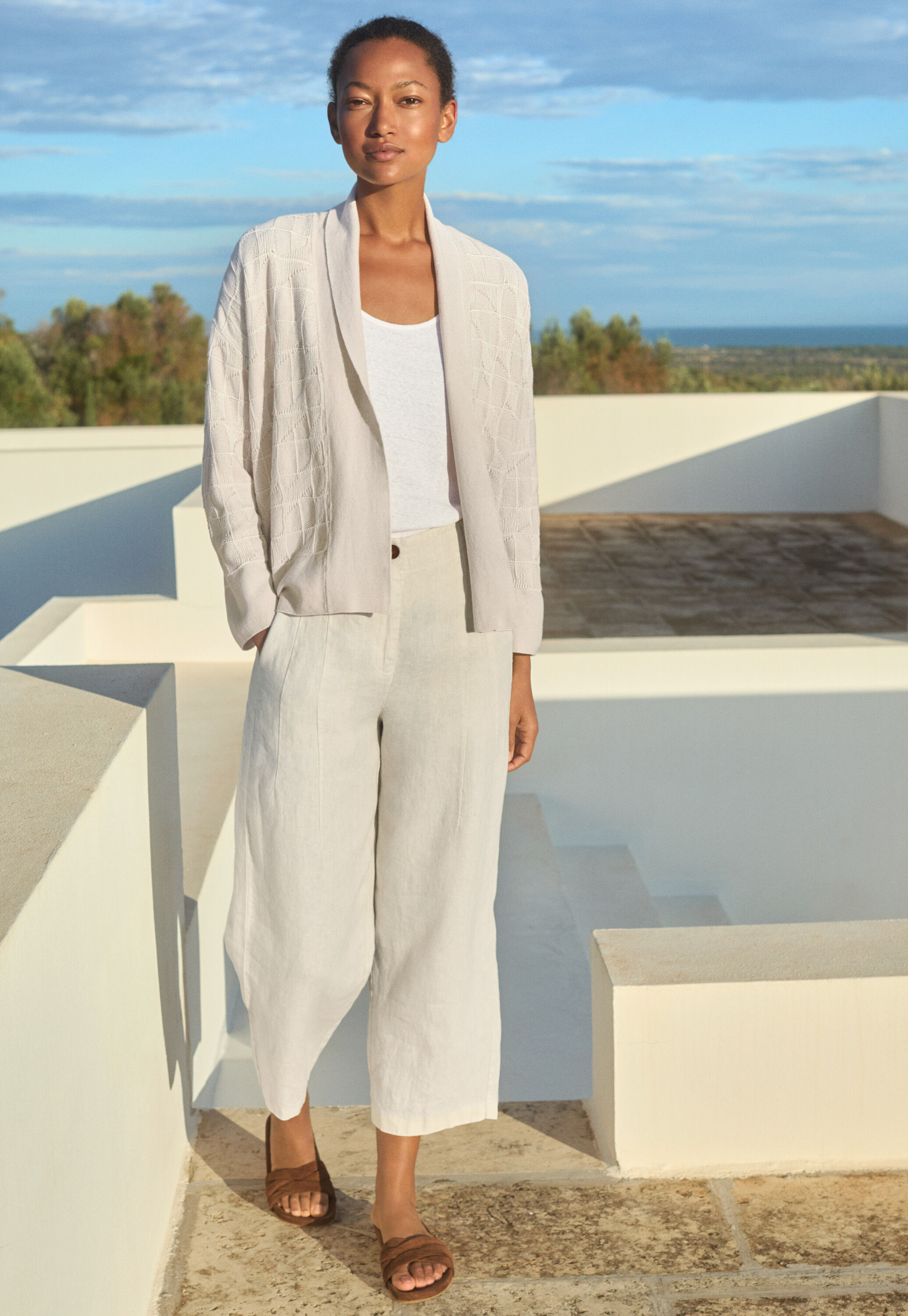 Gemusterter Cardigan