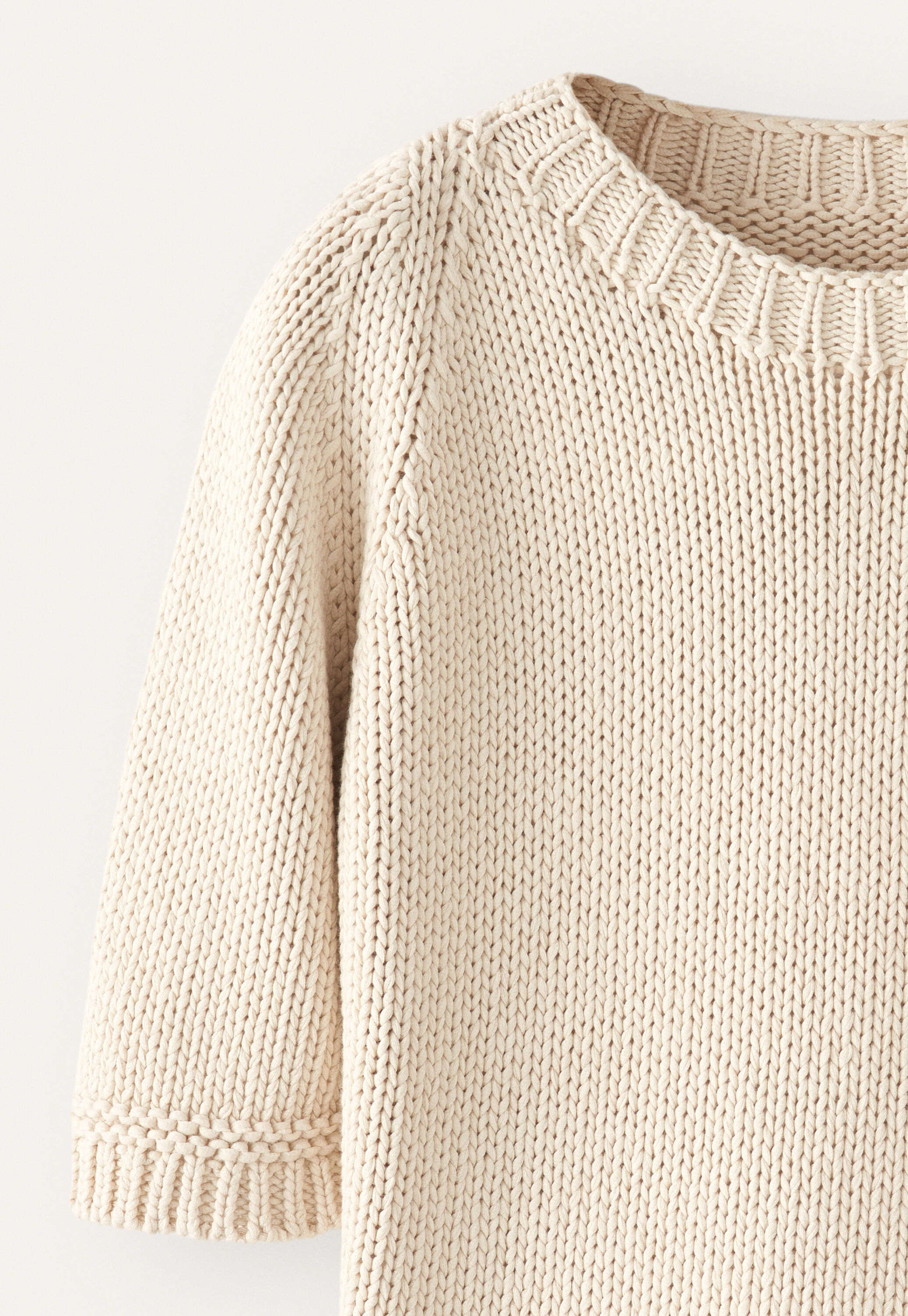 Kurz&auml;rmeliger Pullover