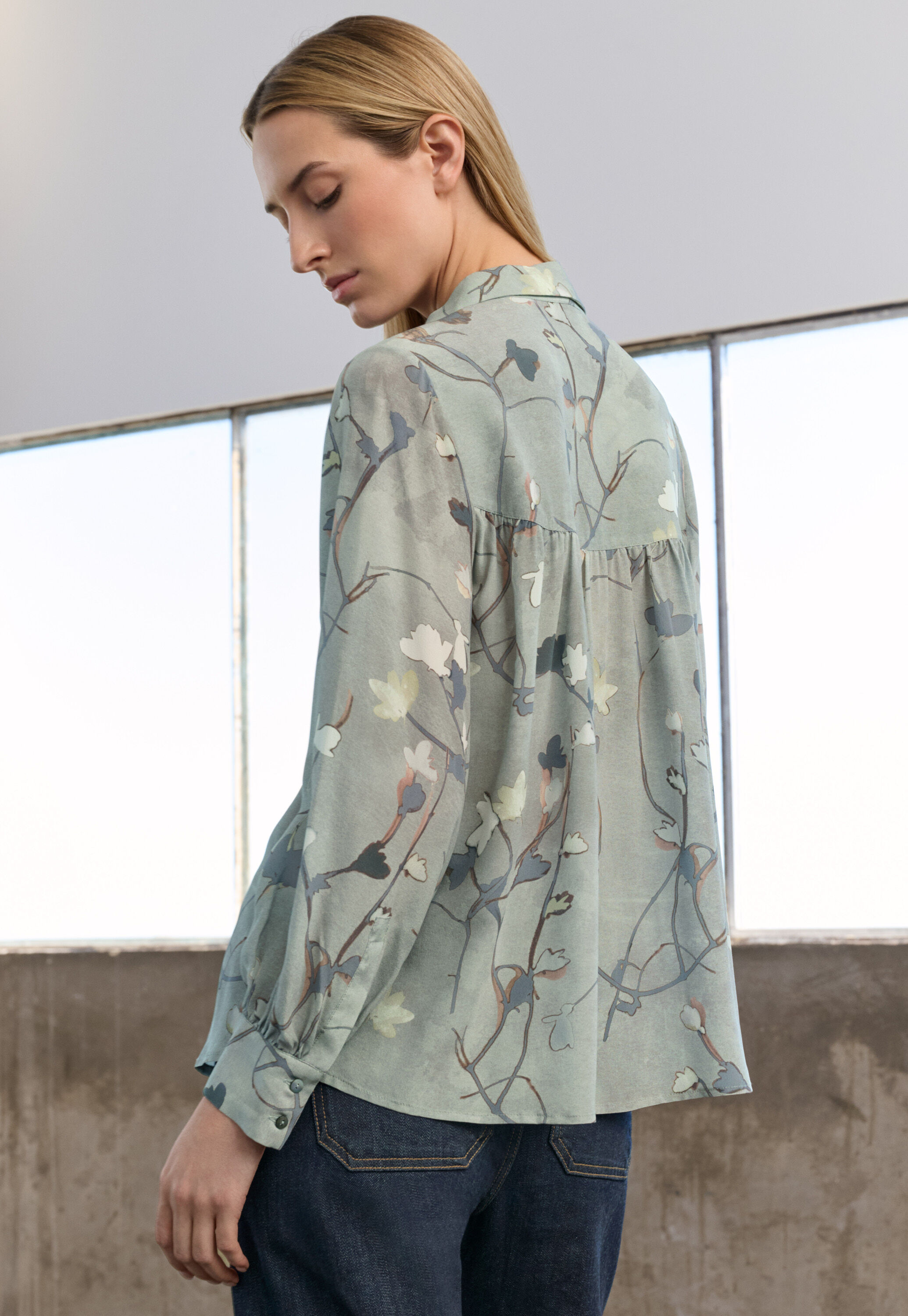 Bedruckte Bluse