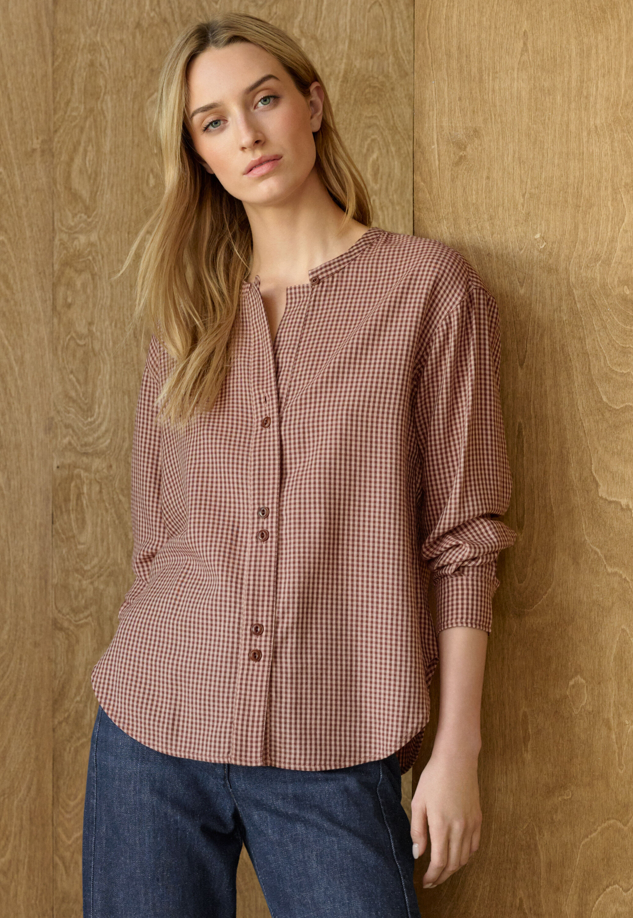 Vichy-Karo-Bluse