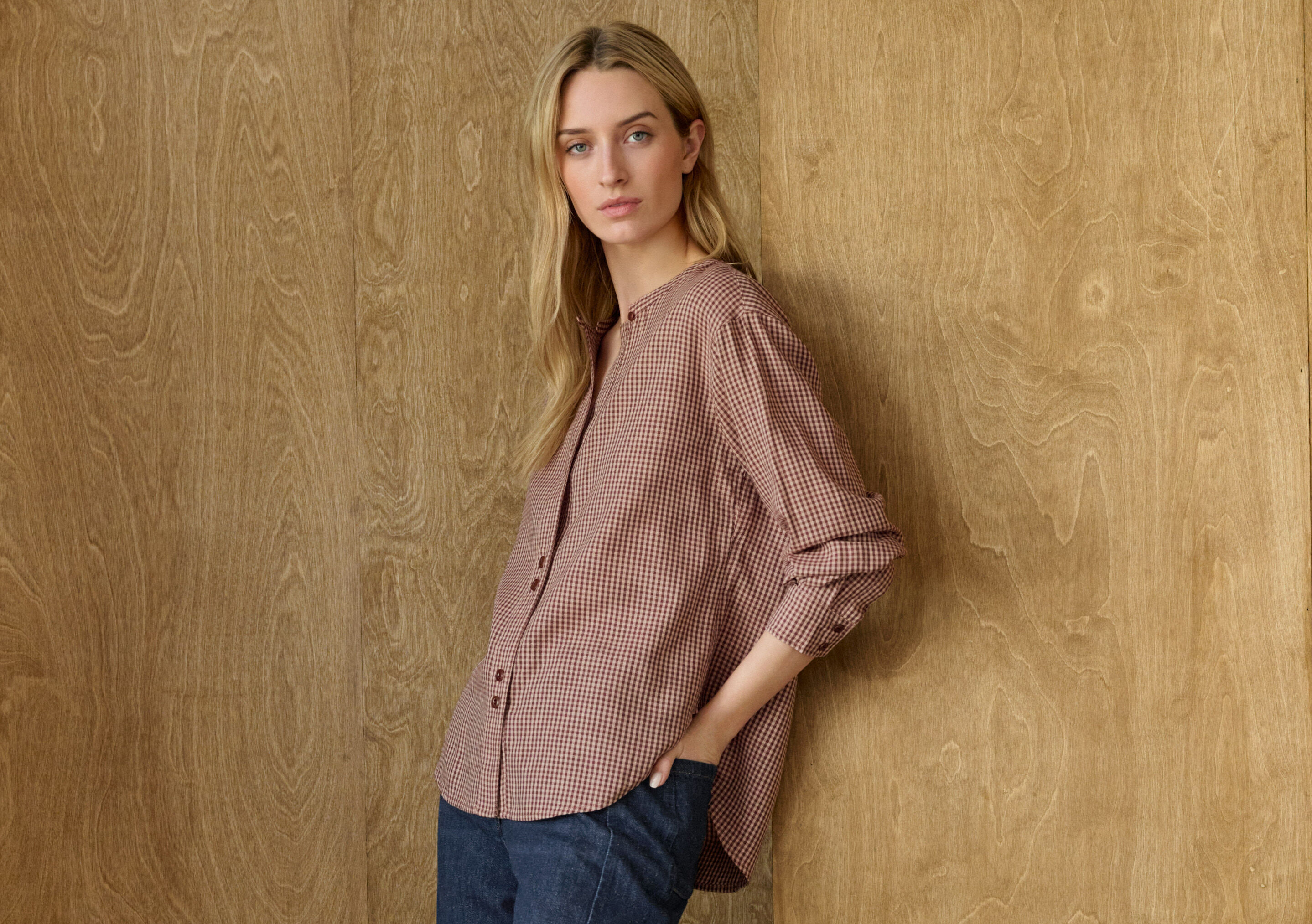 Vichy-Karo-Bluse