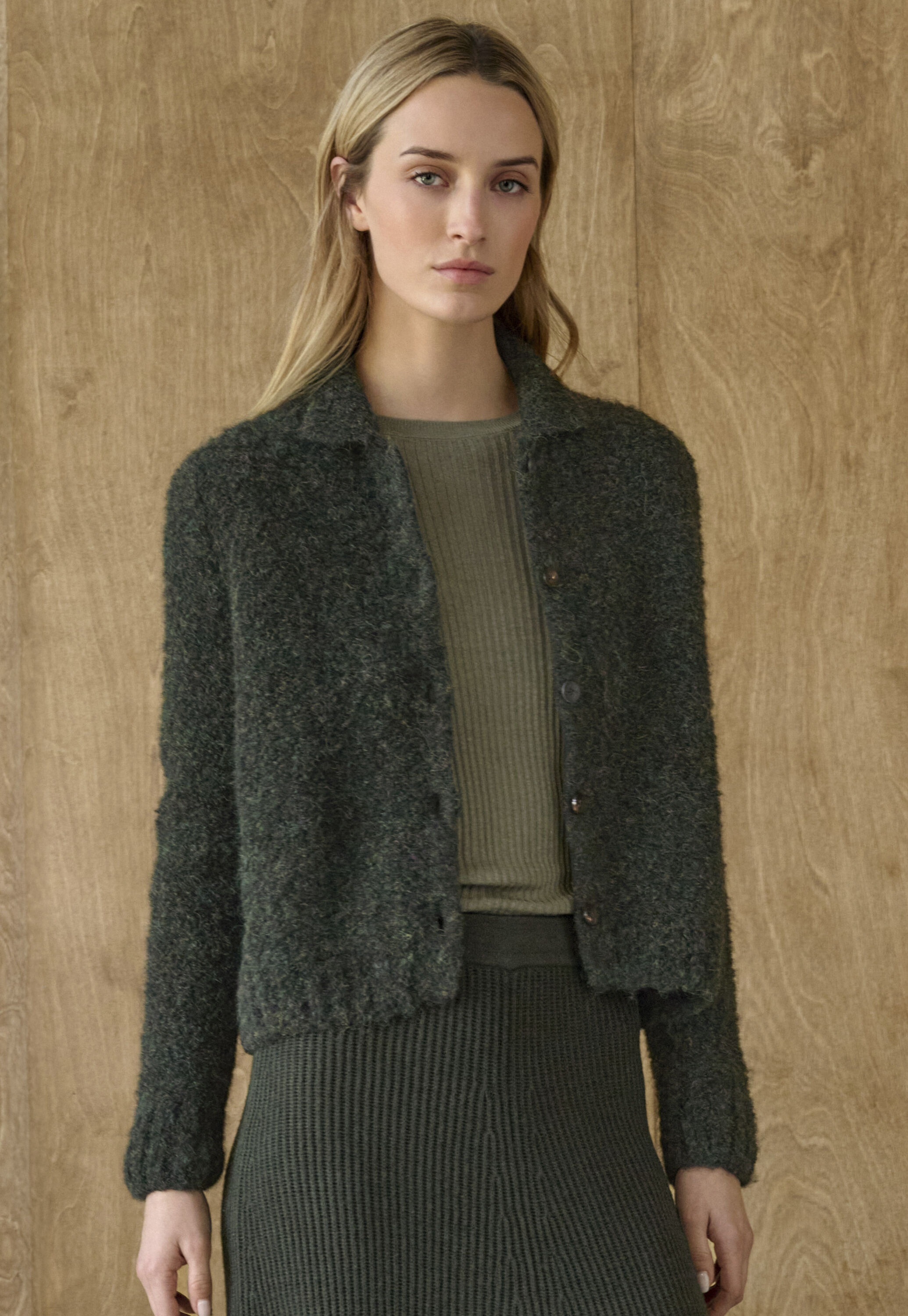 Cardigan mit Kragen